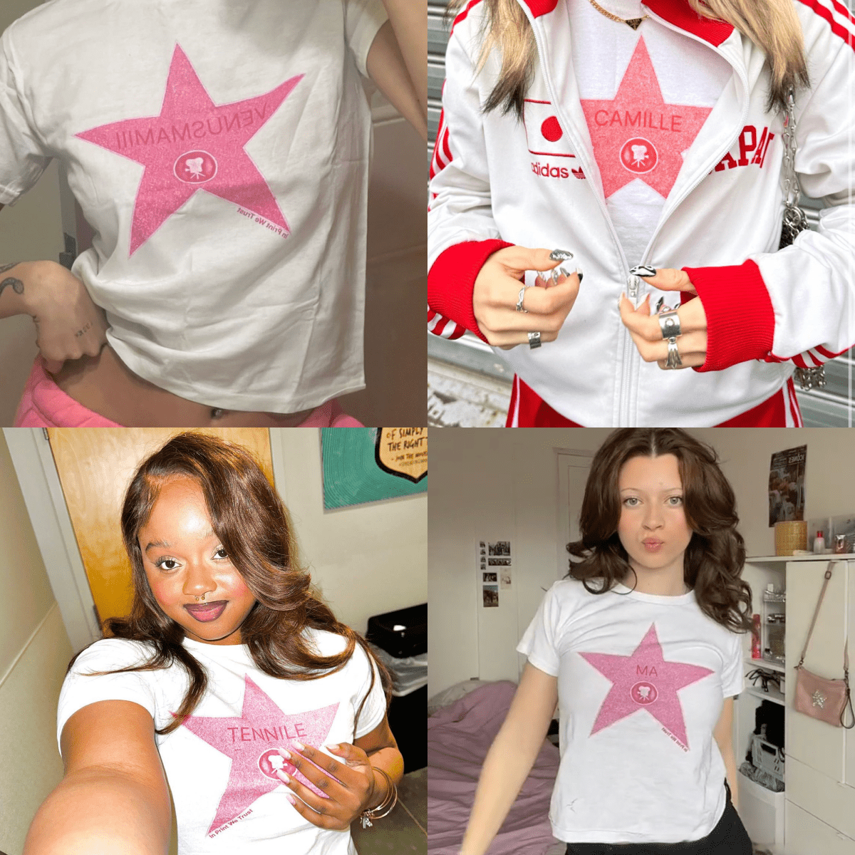 'Hollywood Star' custom baby tee - In Print We Trust
