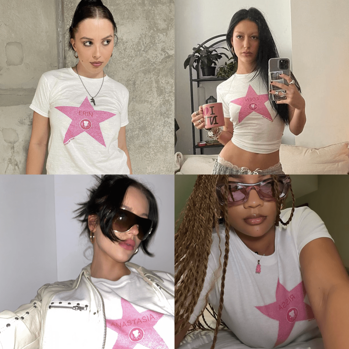 'Hollywood Star' custom baby tee - In Print We Trust