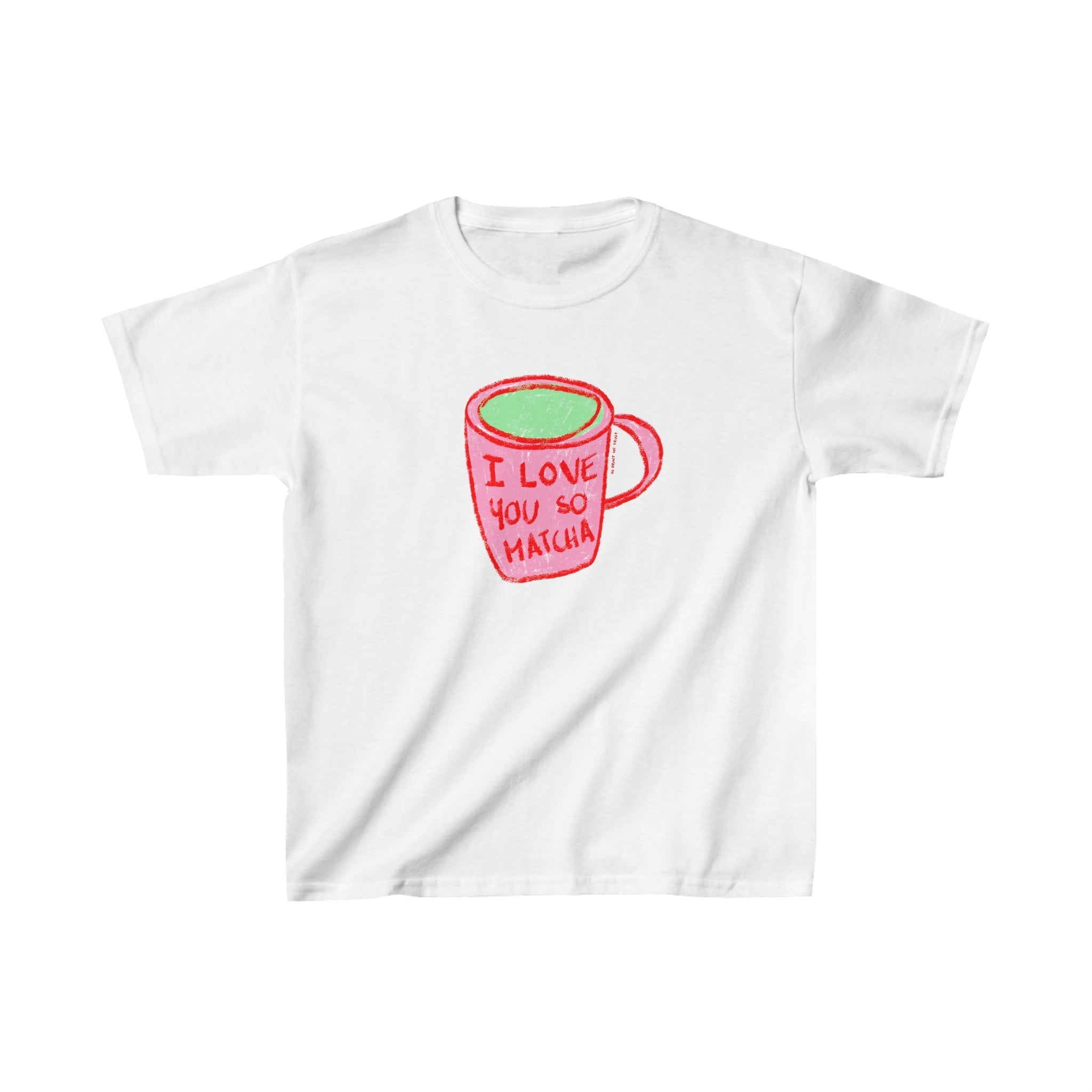 'I Love You So Matcha' baby tee