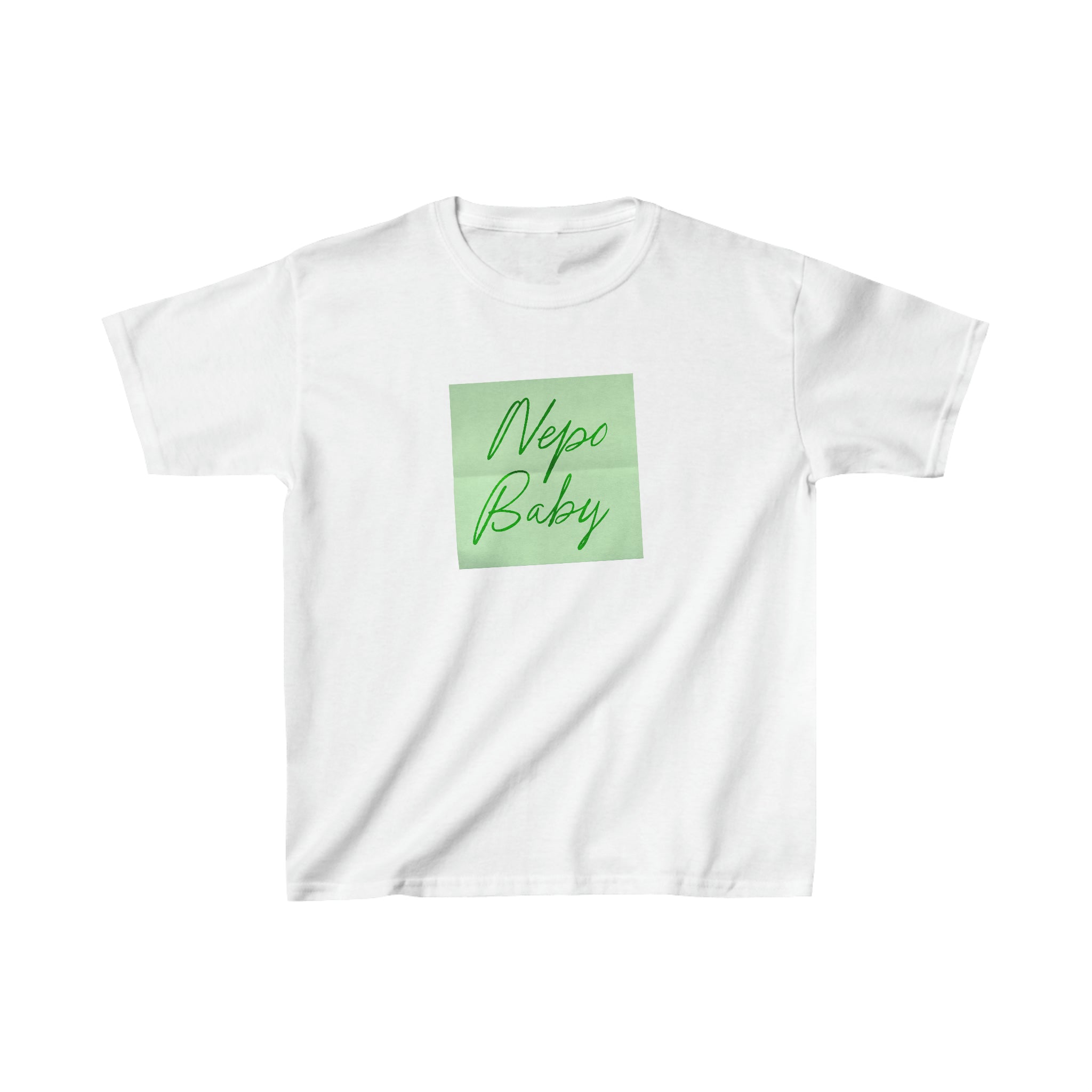 'Nepo Baby' baby tee - In Print We Trust