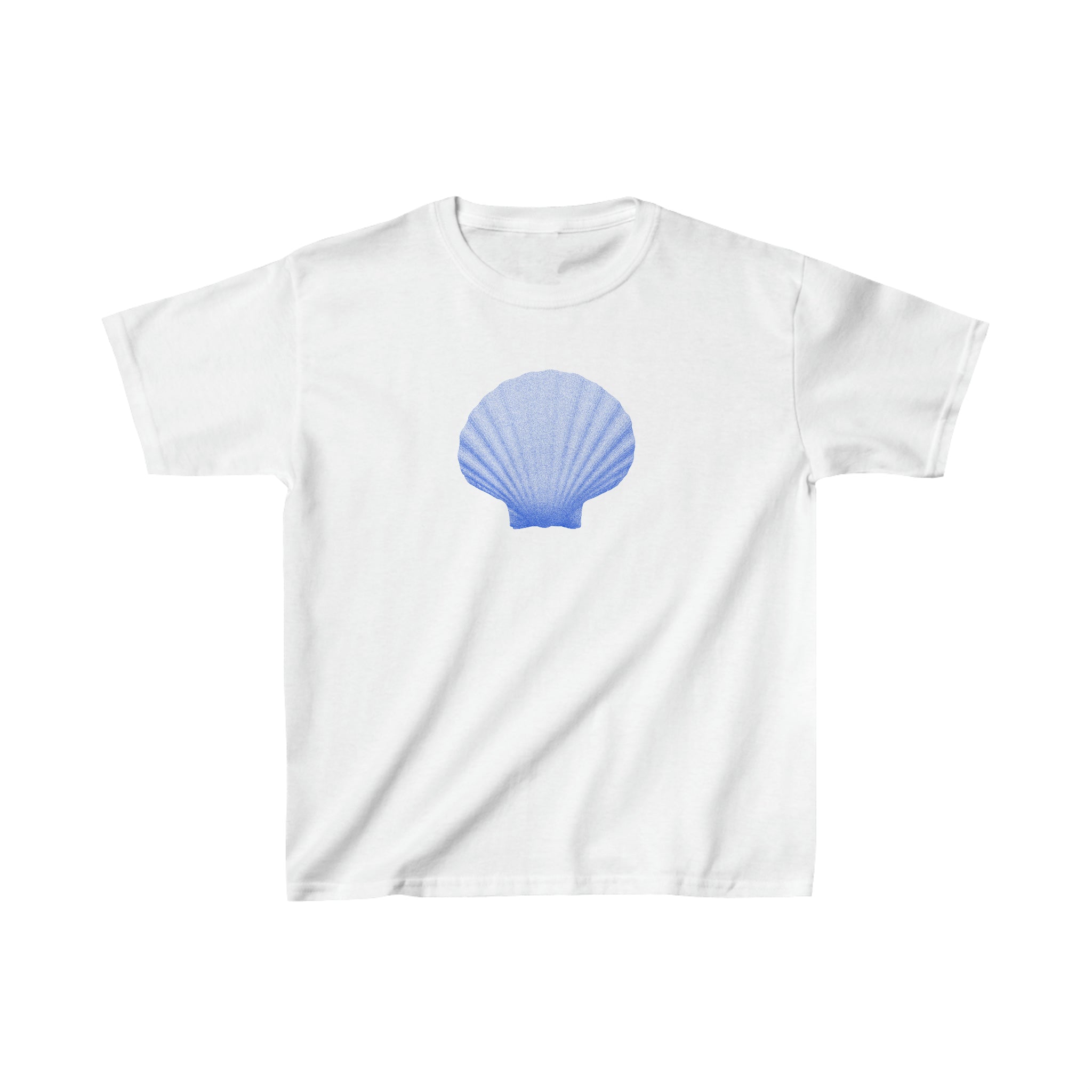Short sleeve t-shirt with a-shape - White - Sz. 42-60 - Zizzifashion
