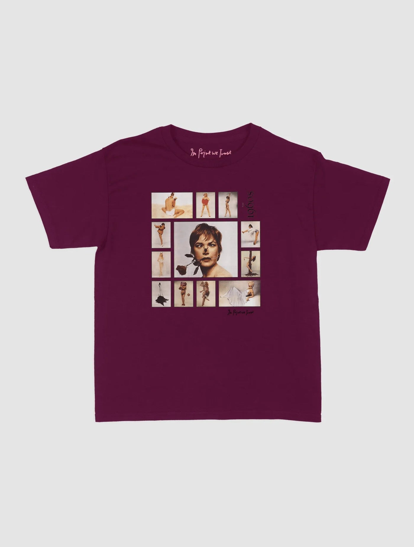 1960s baby tee - In Print We Trust