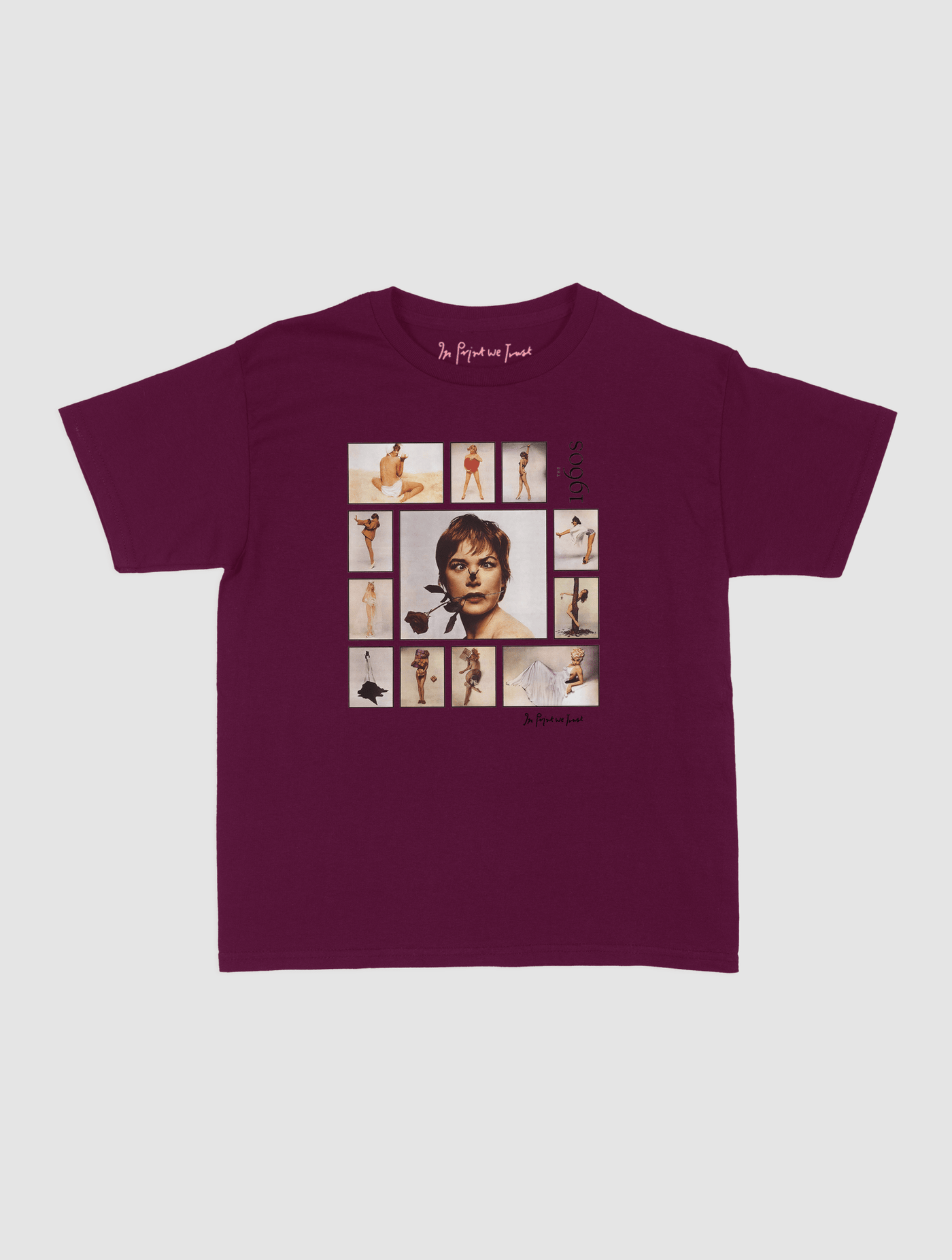 1960s baby tee - In Print We Trust