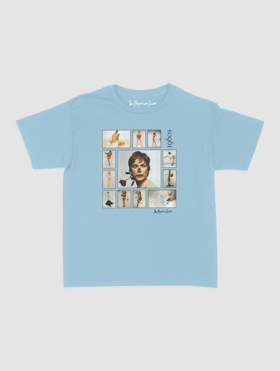 1960s baby tee - In Print We Trust