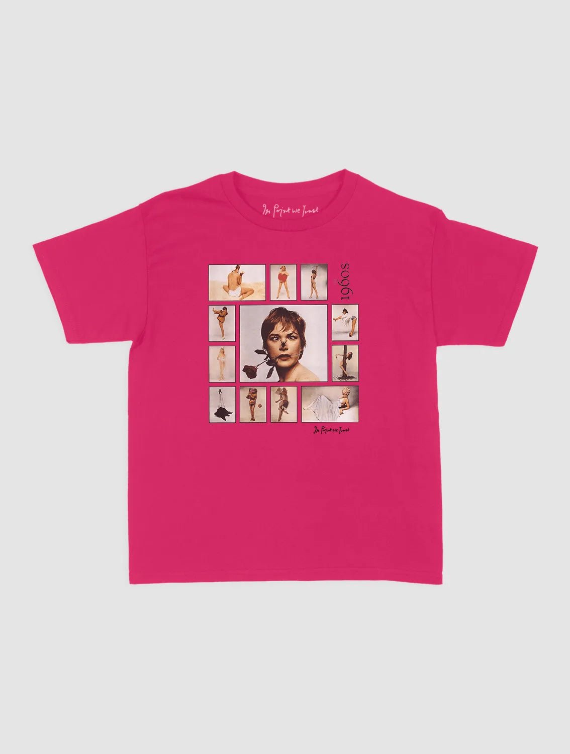 1960s baby tee - In Print We Trust