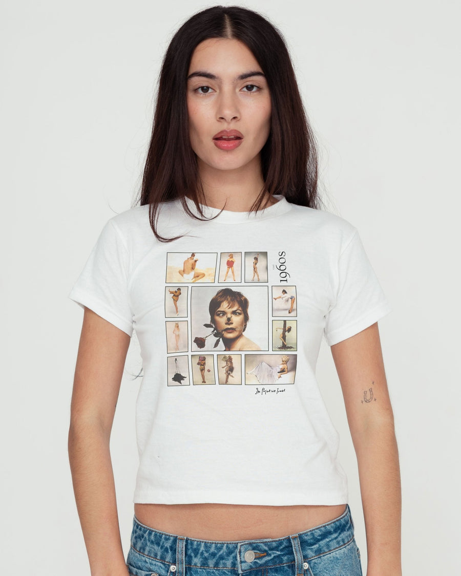 1960s baby tee - In Print We Trust