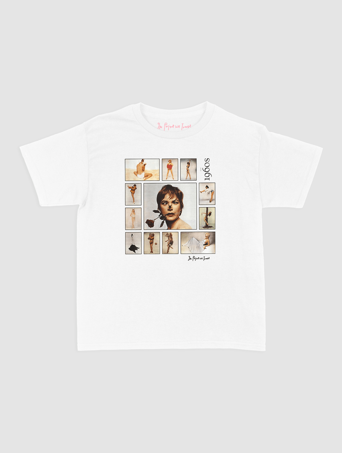 1960s baby tee - In Print We Trust
