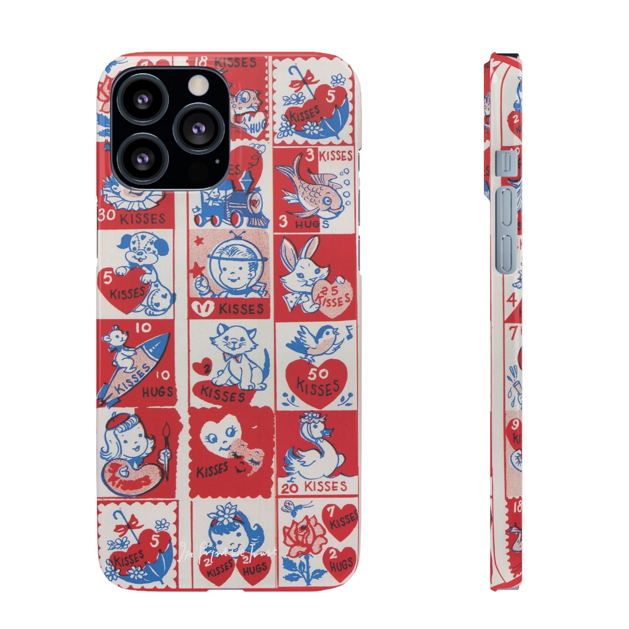 2 kisses 2 hugs iPhone case - In Print We Trust