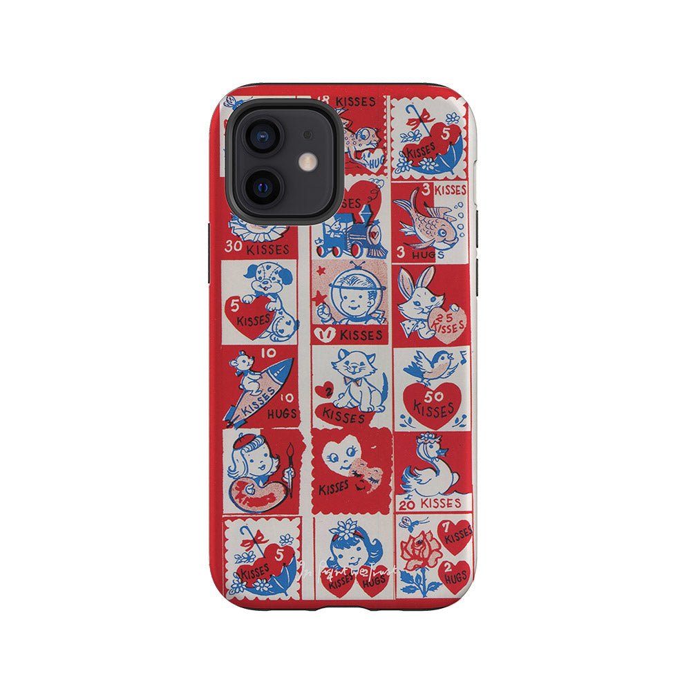 2 kisses 2 hugs tough iPhone case - In Print We Trust