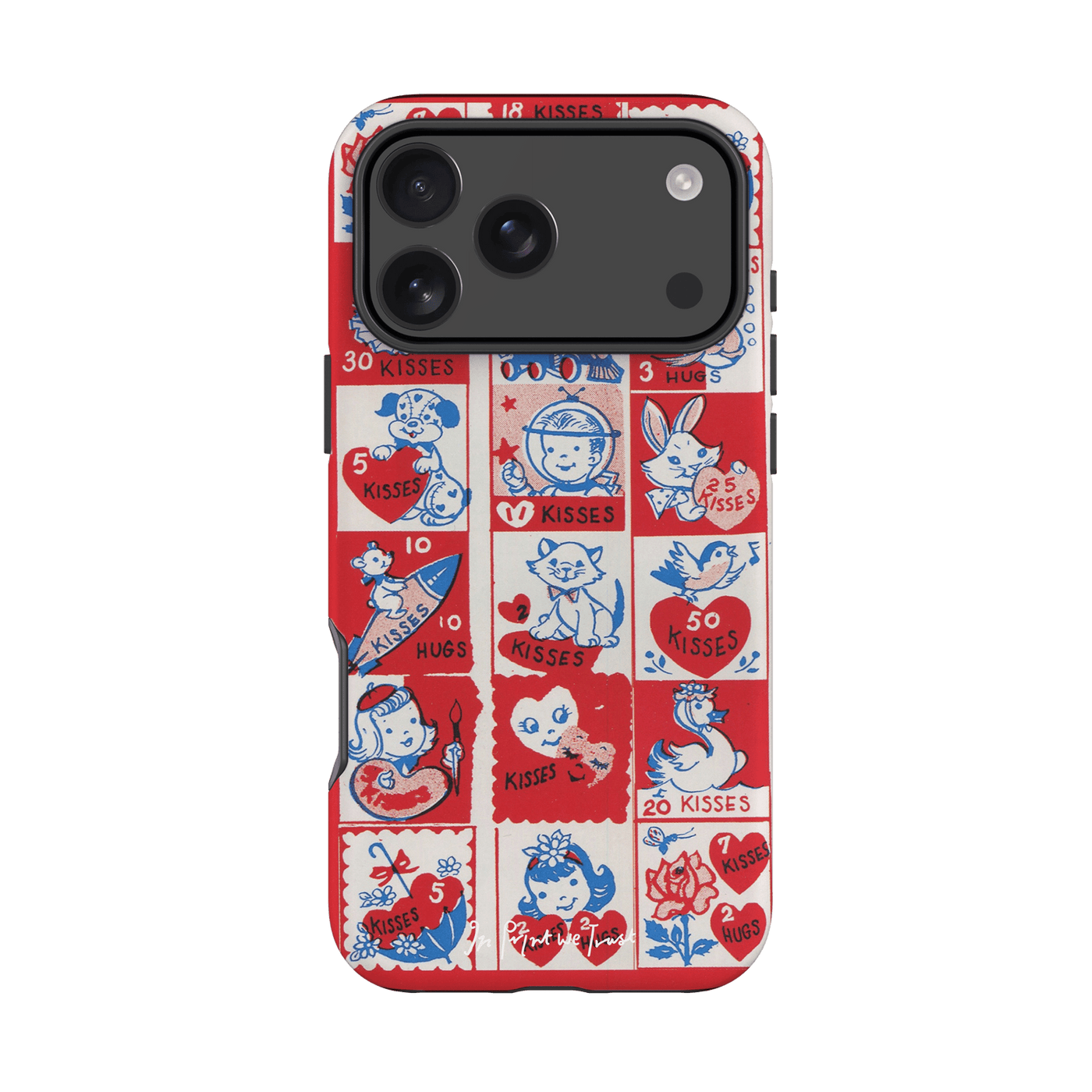 2 kisses 2 hugs tough iPhone case - In Print We Trust