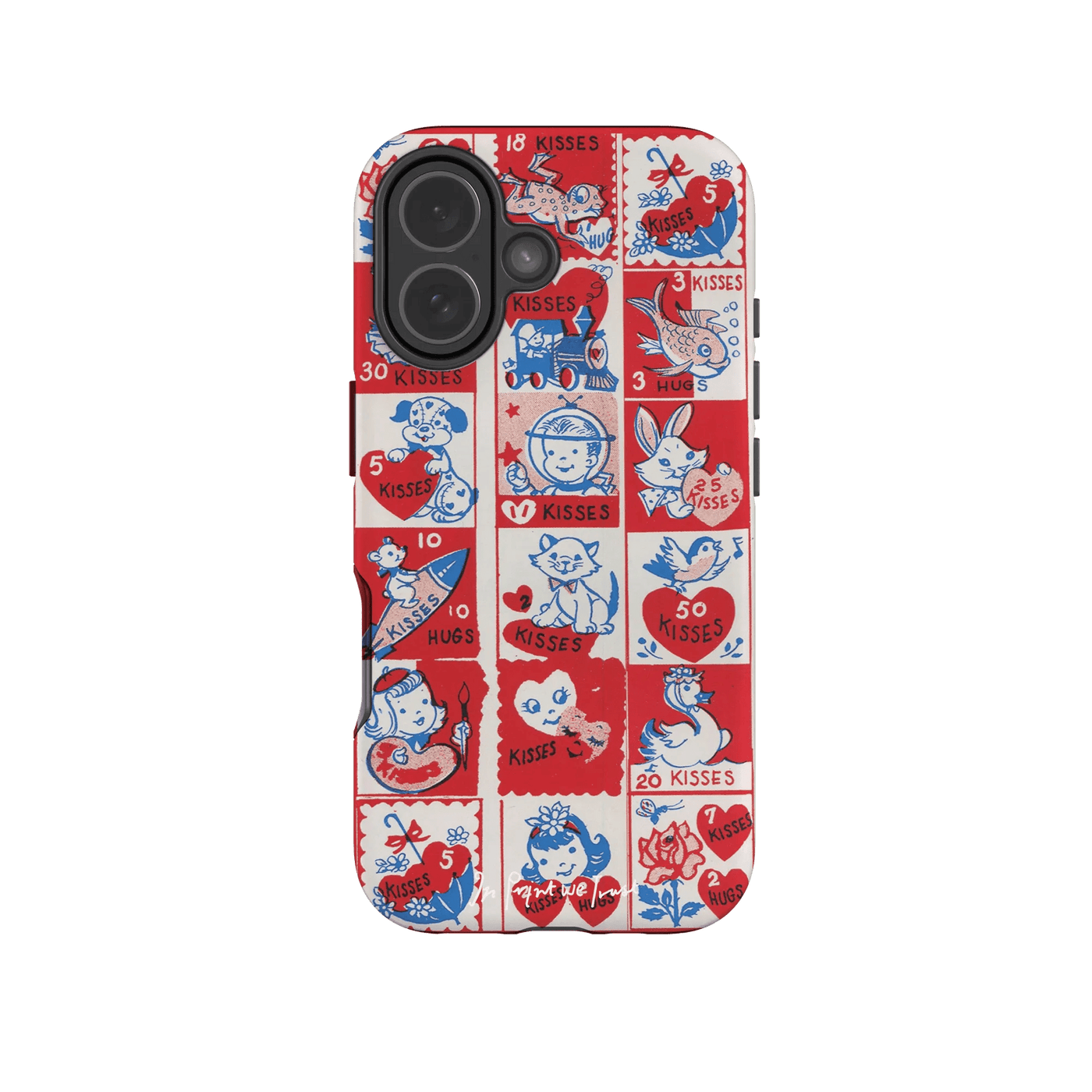 2 kisses 2 hugs tough iPhone case - In Print We Trust