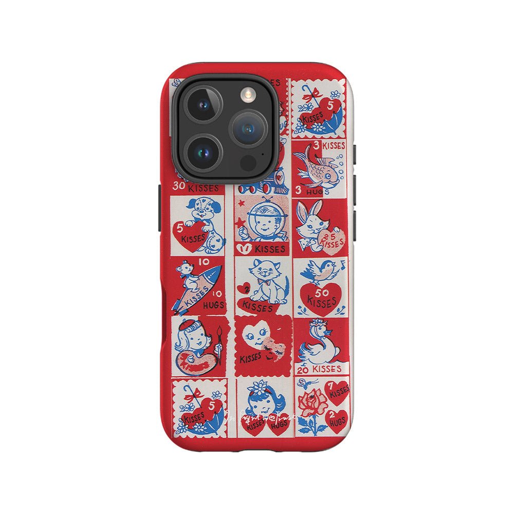 2 kisses 2 hugs tough iPhone case - In Print We Trust