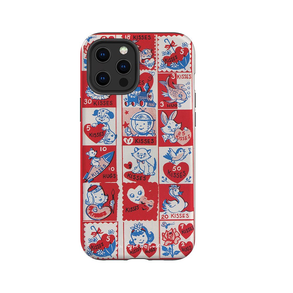 2 kisses 2 hugs tough iPhone case - In Print We Trust