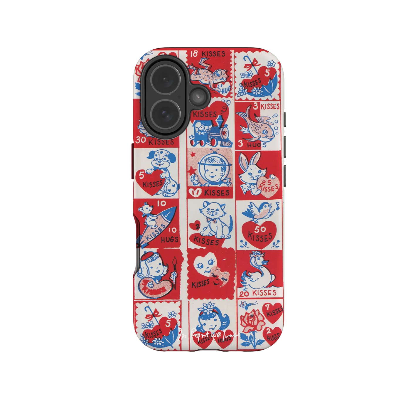 2 kisses 2 hugs tough iPhone case - In Print We Trust