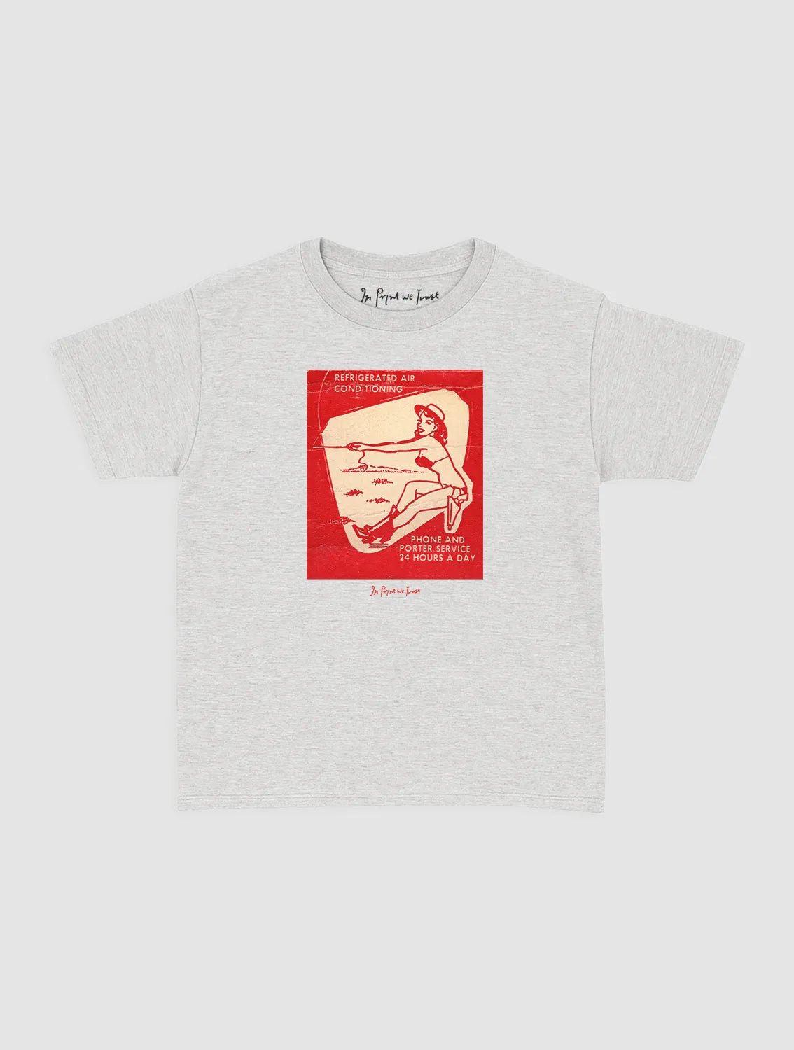 24 hours a day baby tee - In Print We Trust