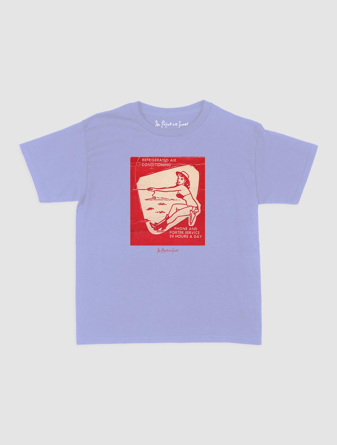 24 hours a day baby tee - In Print We Trust