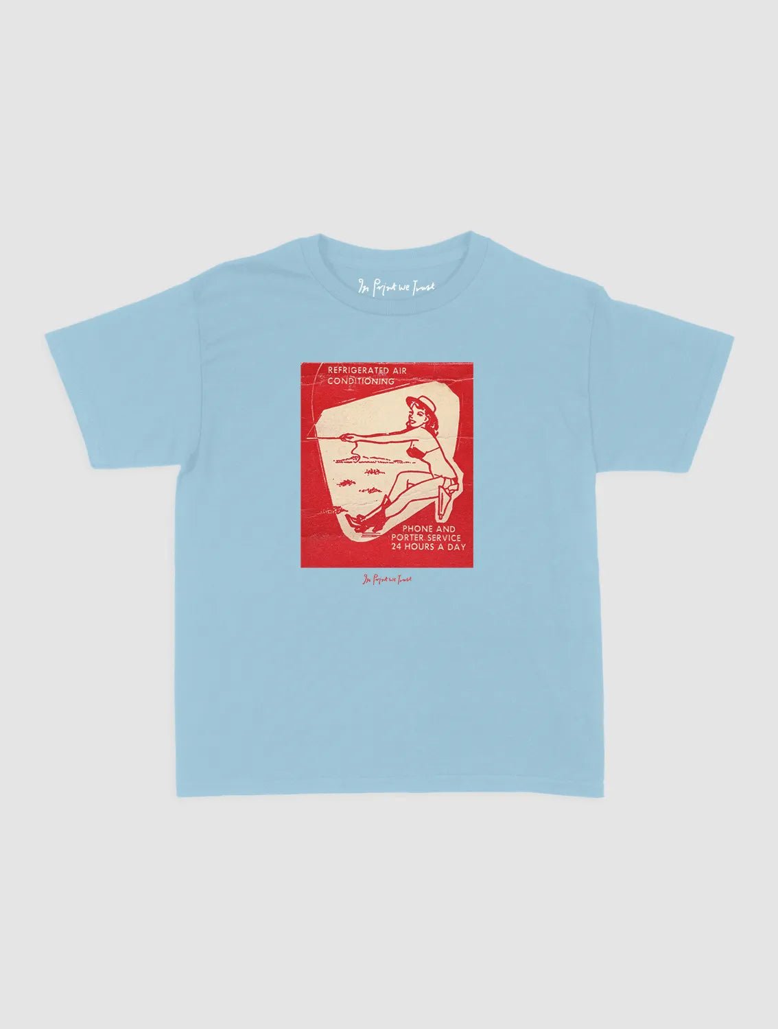 24 hours a day baby tee - In Print We Trust