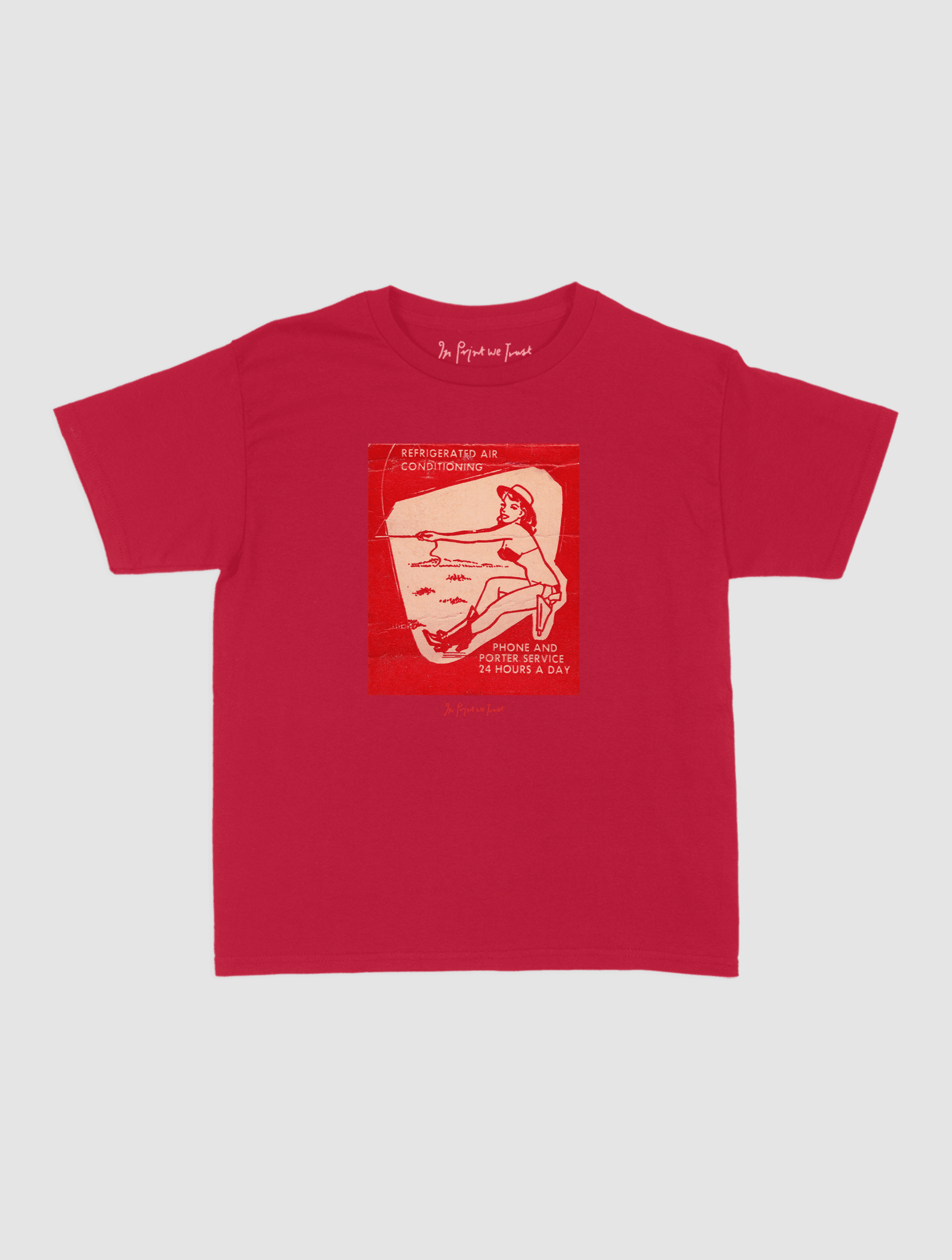 24 hours a day baby tee - In Print We Trust