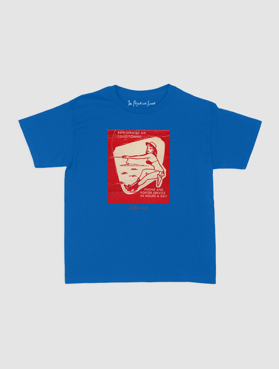 24 hours a day baby tee - In Print We Trust