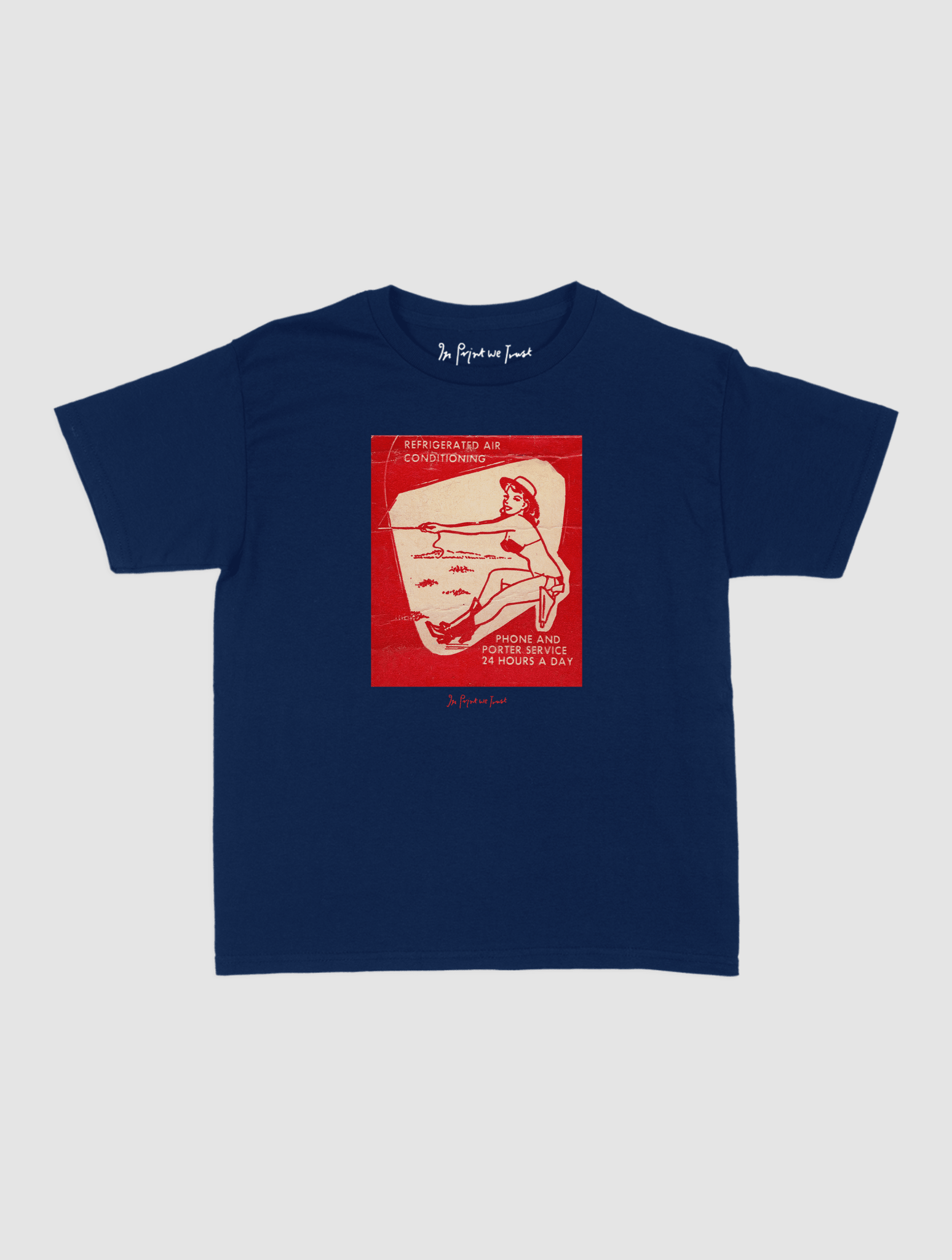 24 hours a day baby tee - In Print We Trust