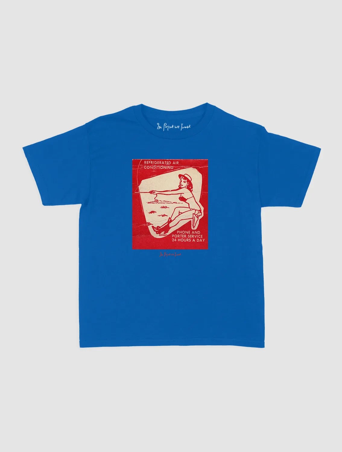 24 hours a day baby tee - In Print We Trust