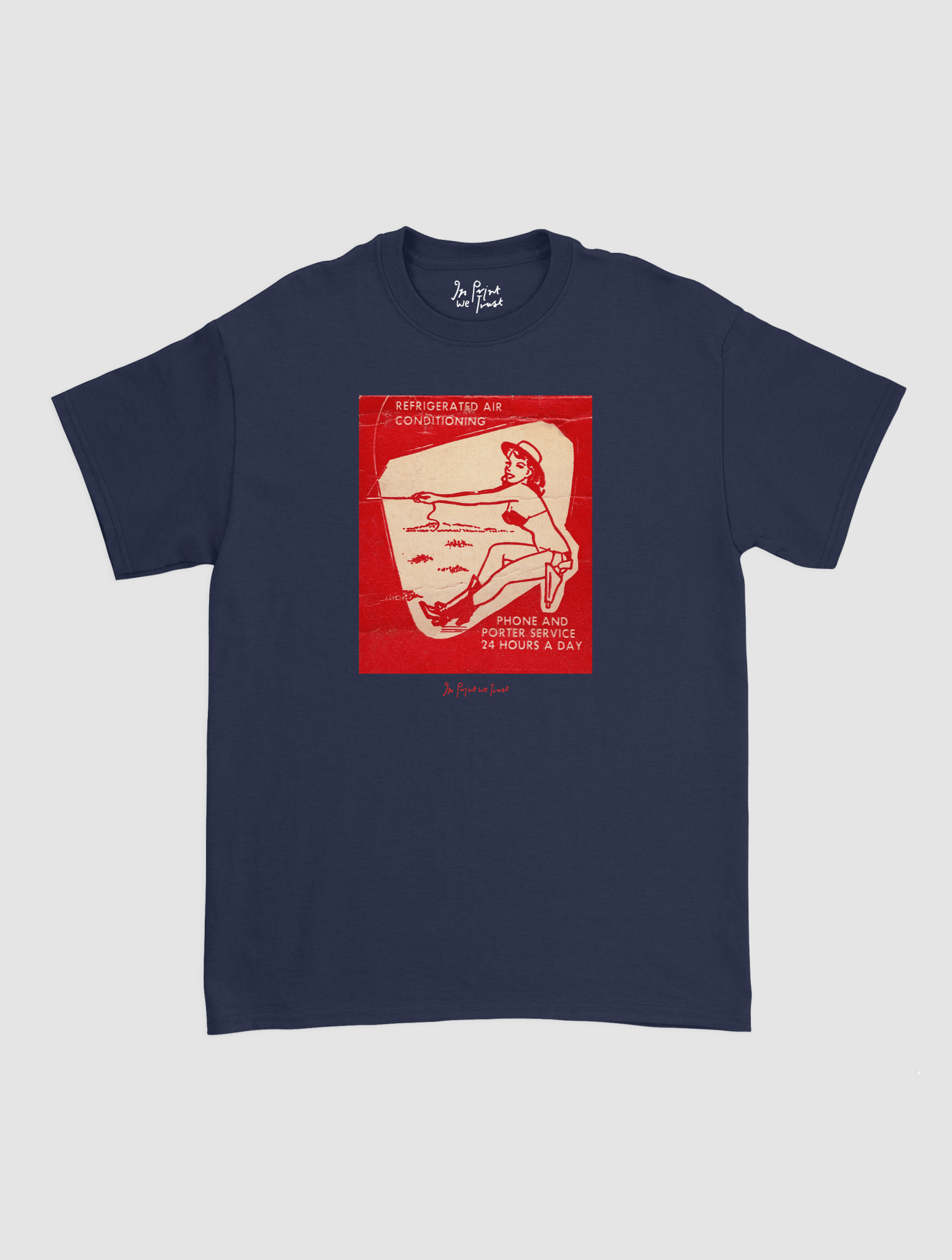 24 hours a day classic tee - In Print We Trust