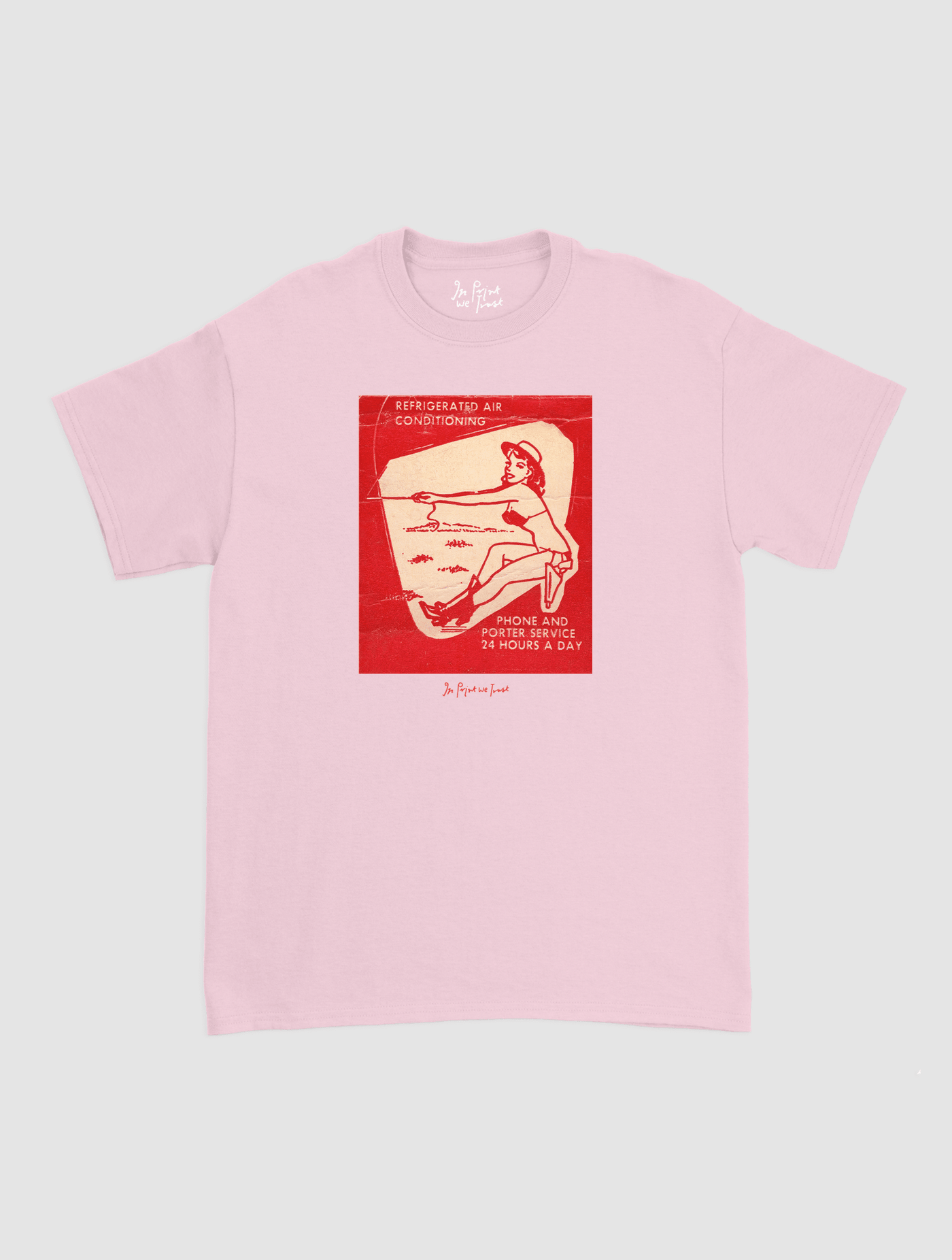 24 hours a day classic tee - In Print We Trust