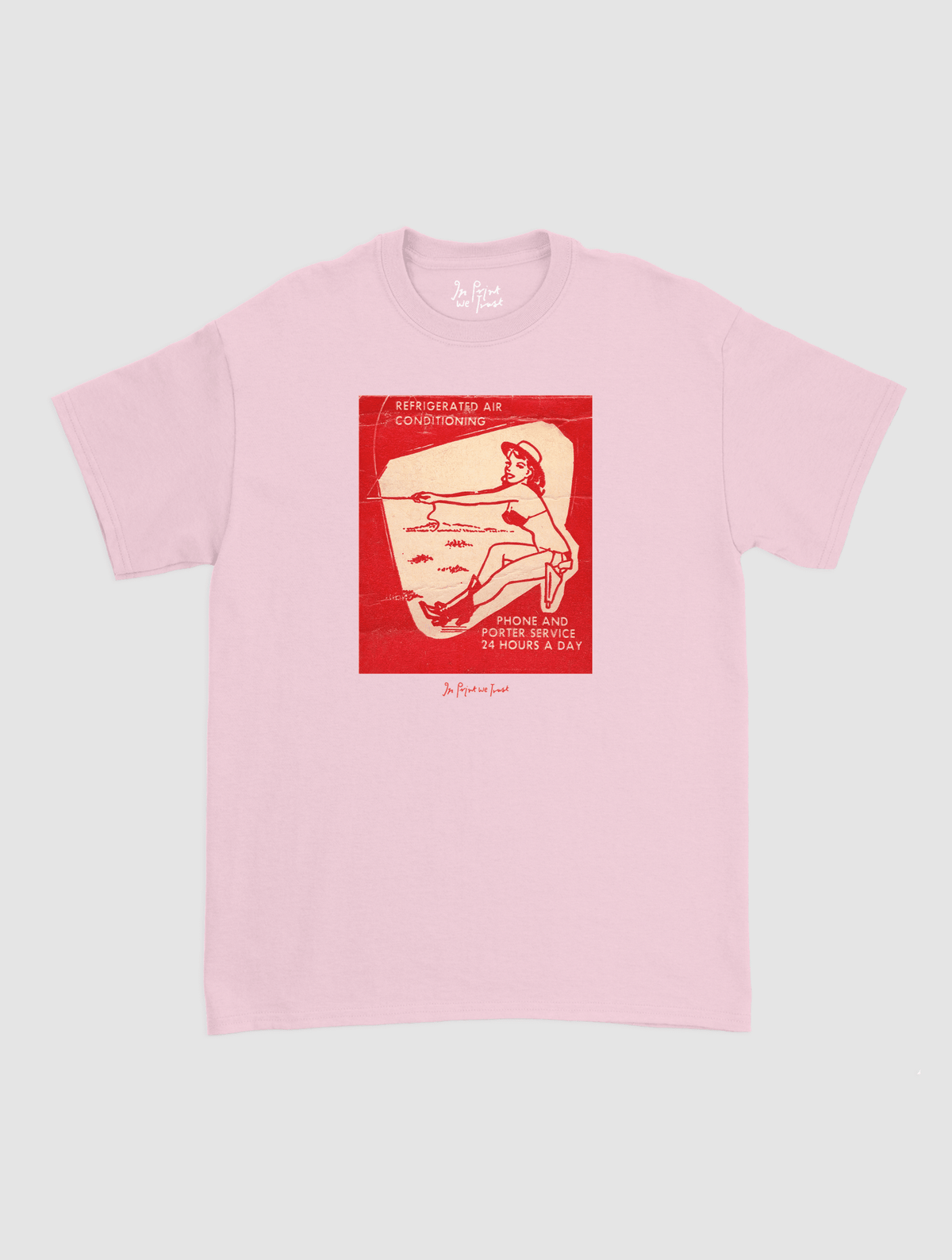 24 hours a day classic tee - In Print We Trust