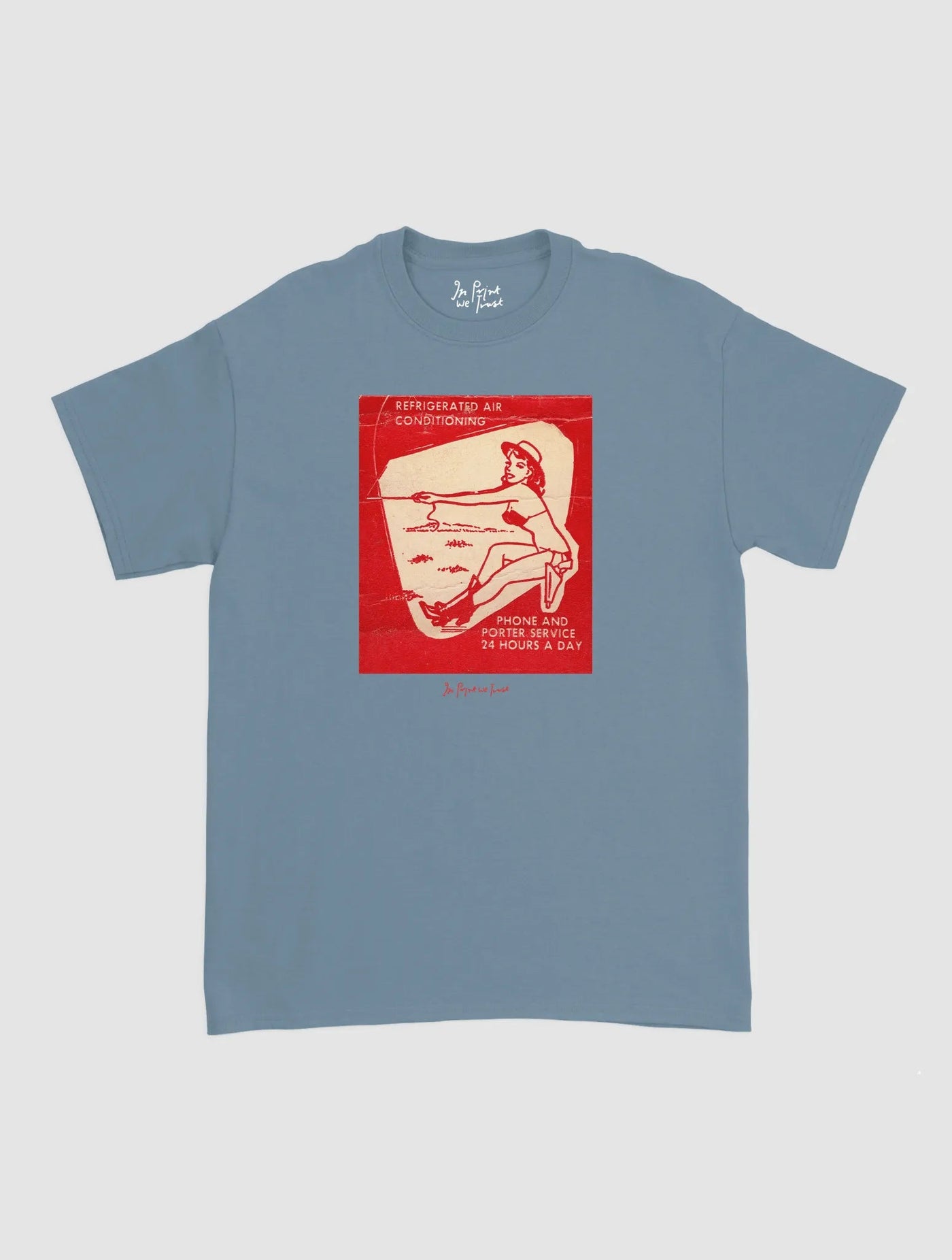 24 hours a day classic tee - In Print We Trust