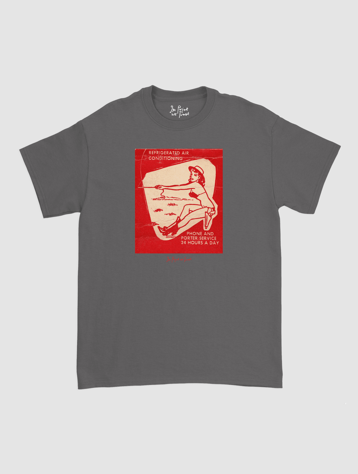 24 hours a day classic tee - In Print We Trust