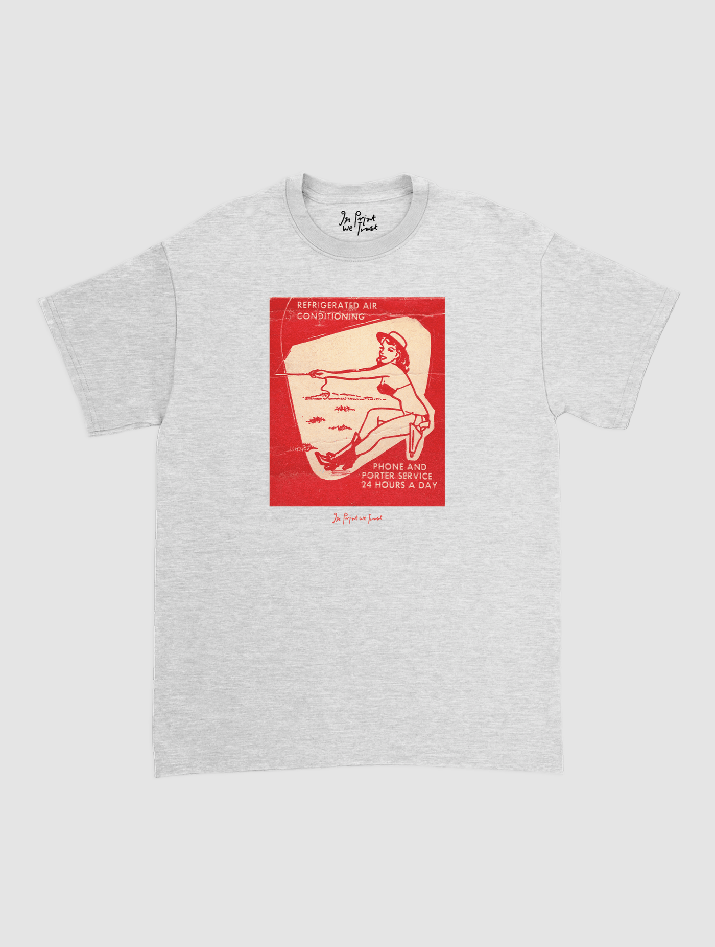 24 hours a day classic tee - In Print We Trust