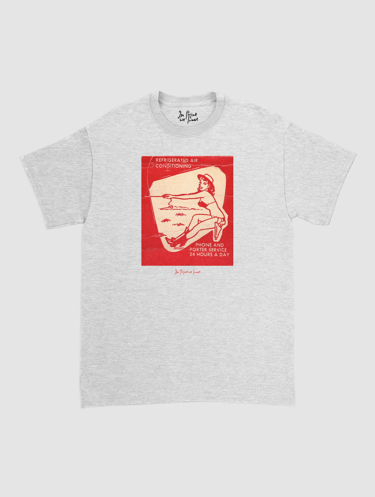 24 hours a day classic tee - In Print We Trust
