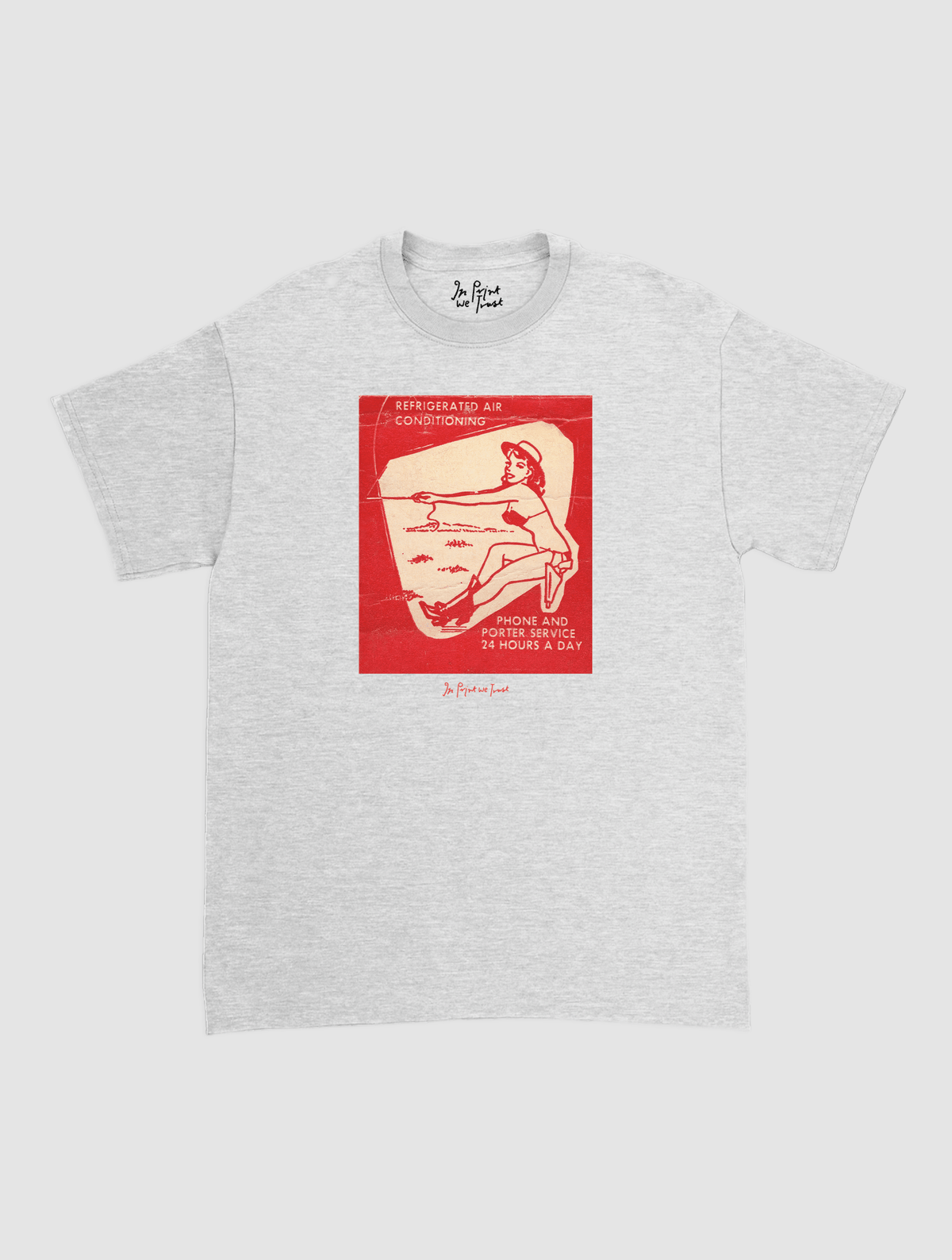 24 hours a day classic tee - In Print We Trust