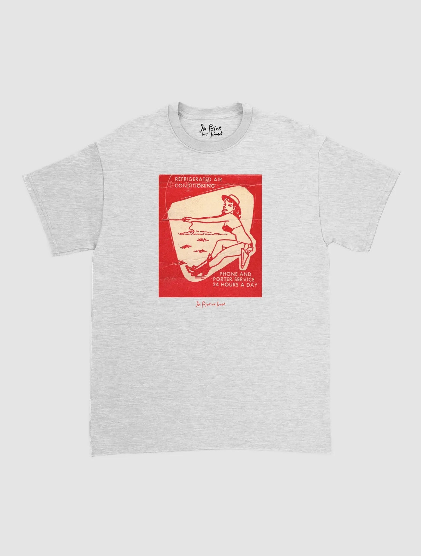 24 hours a day classic tee - In Print We Trust