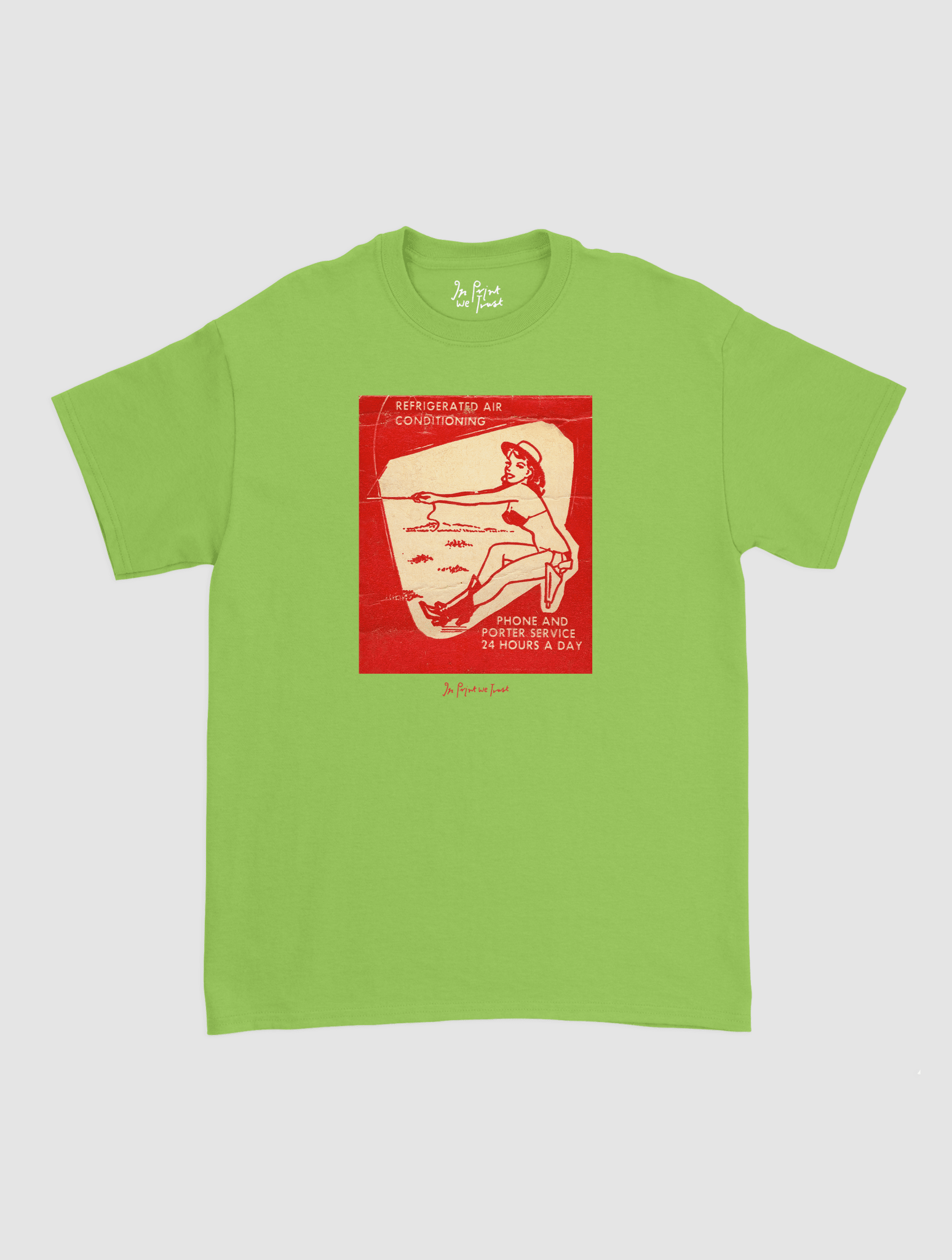 24 hours a day classic tee - In Print We Trust