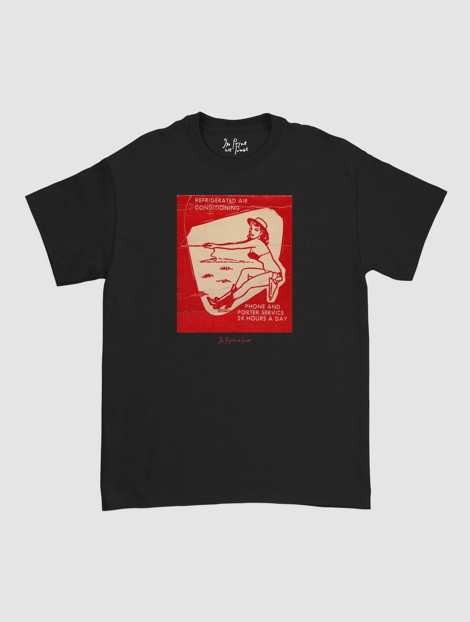 24 hours a day classic tee - In Print We Trust
