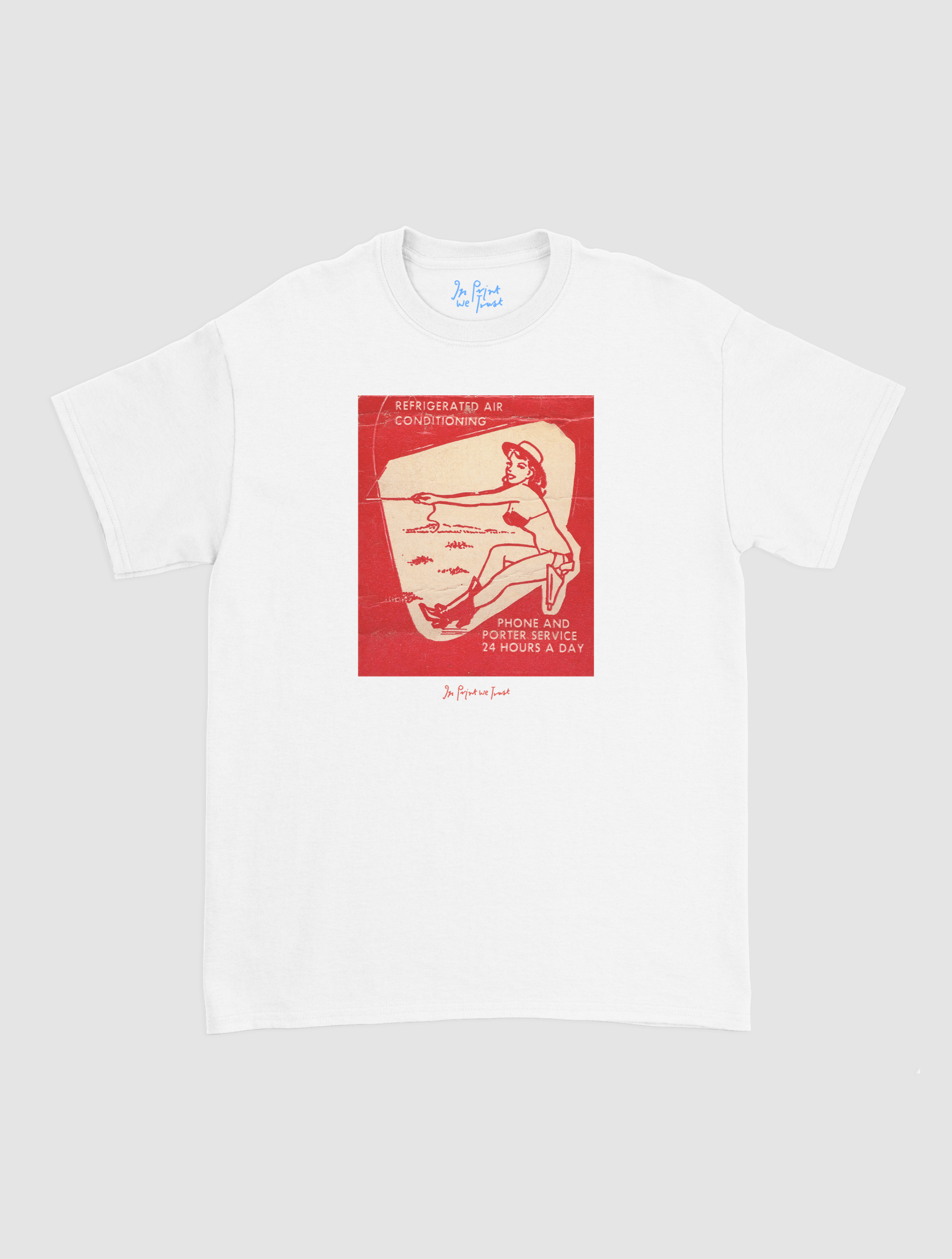 24 hours a day classic tee - In Print We Trust