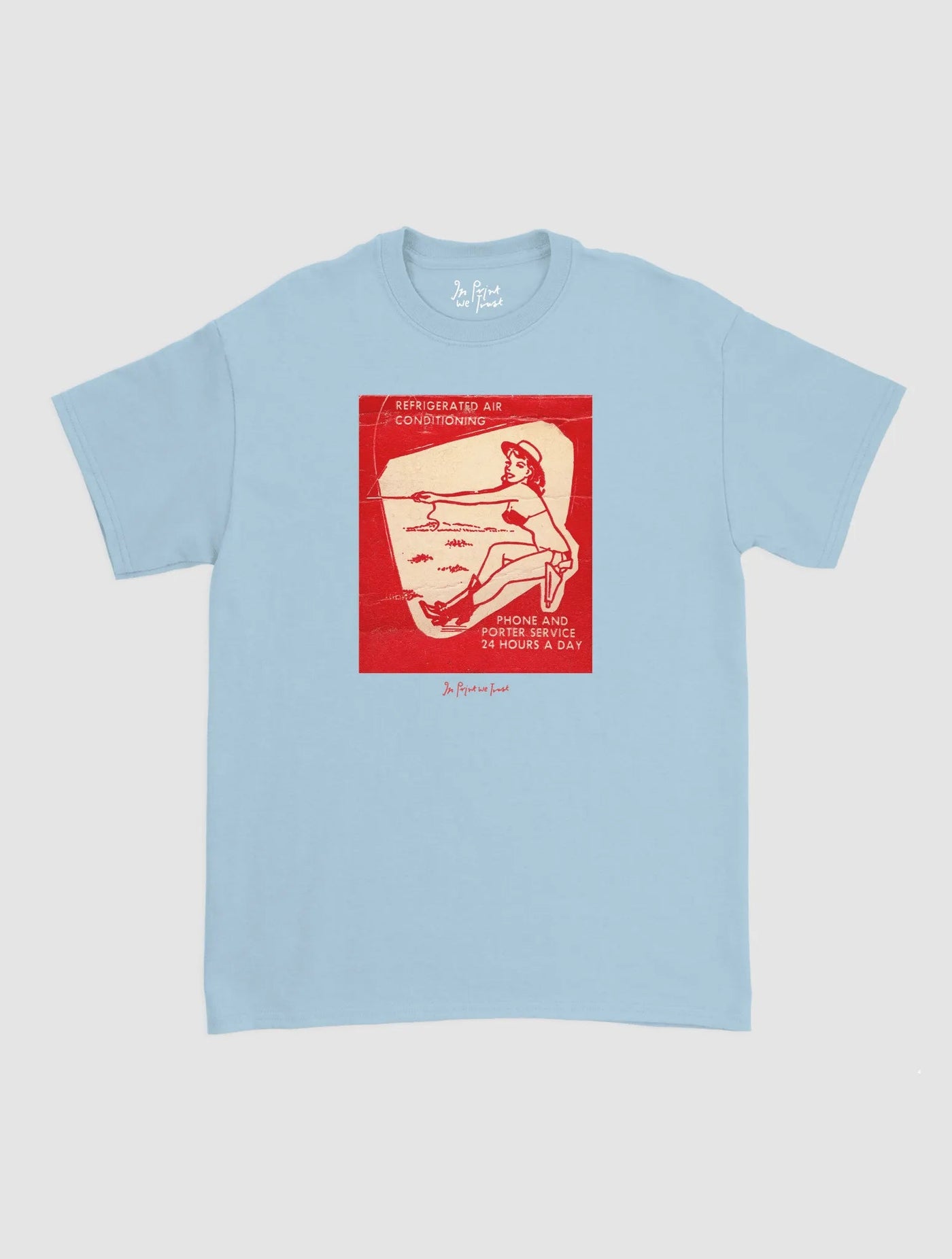 24 hours a day classic tee - In Print We Trust