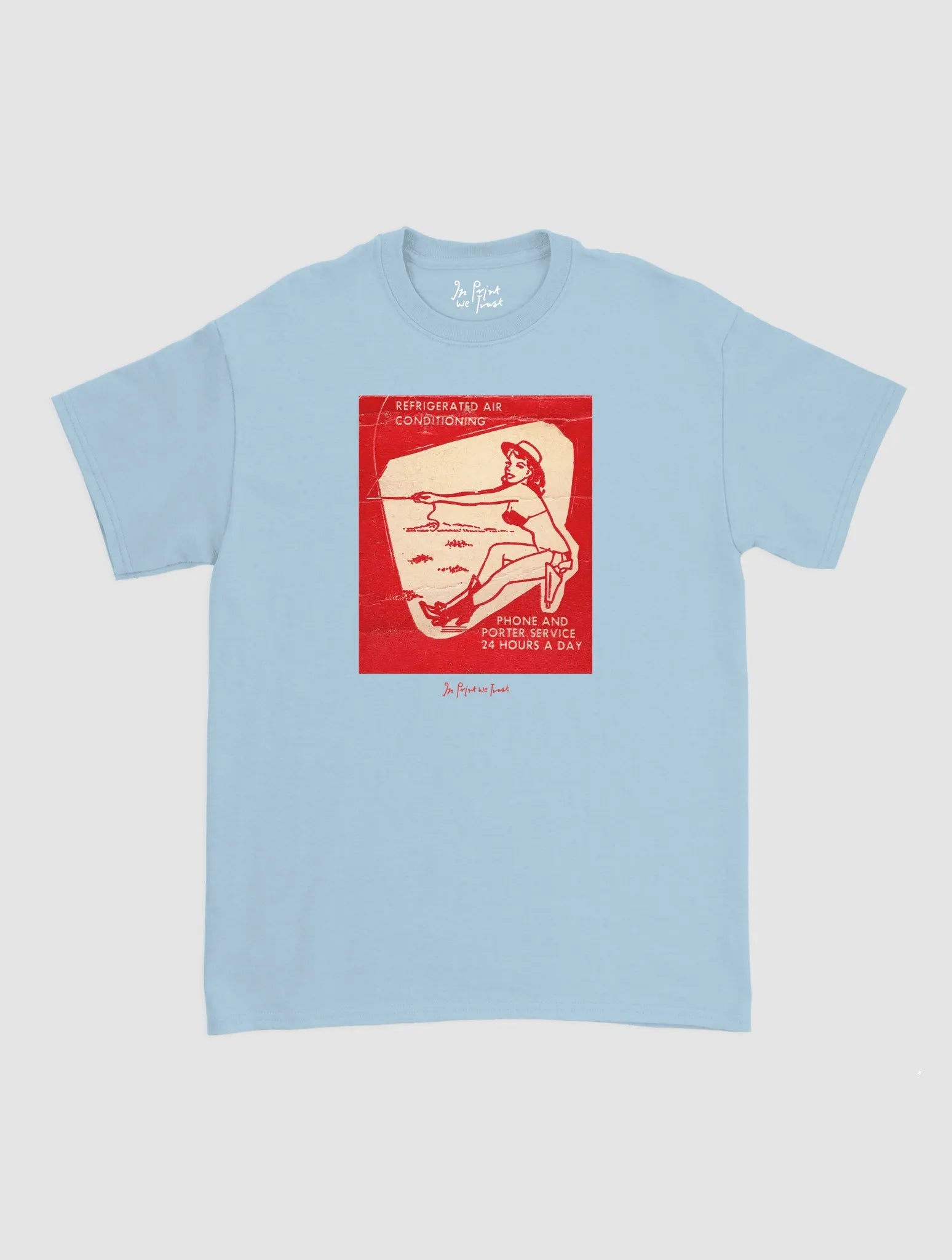 24 hours a day classic tee - In Print We Trust