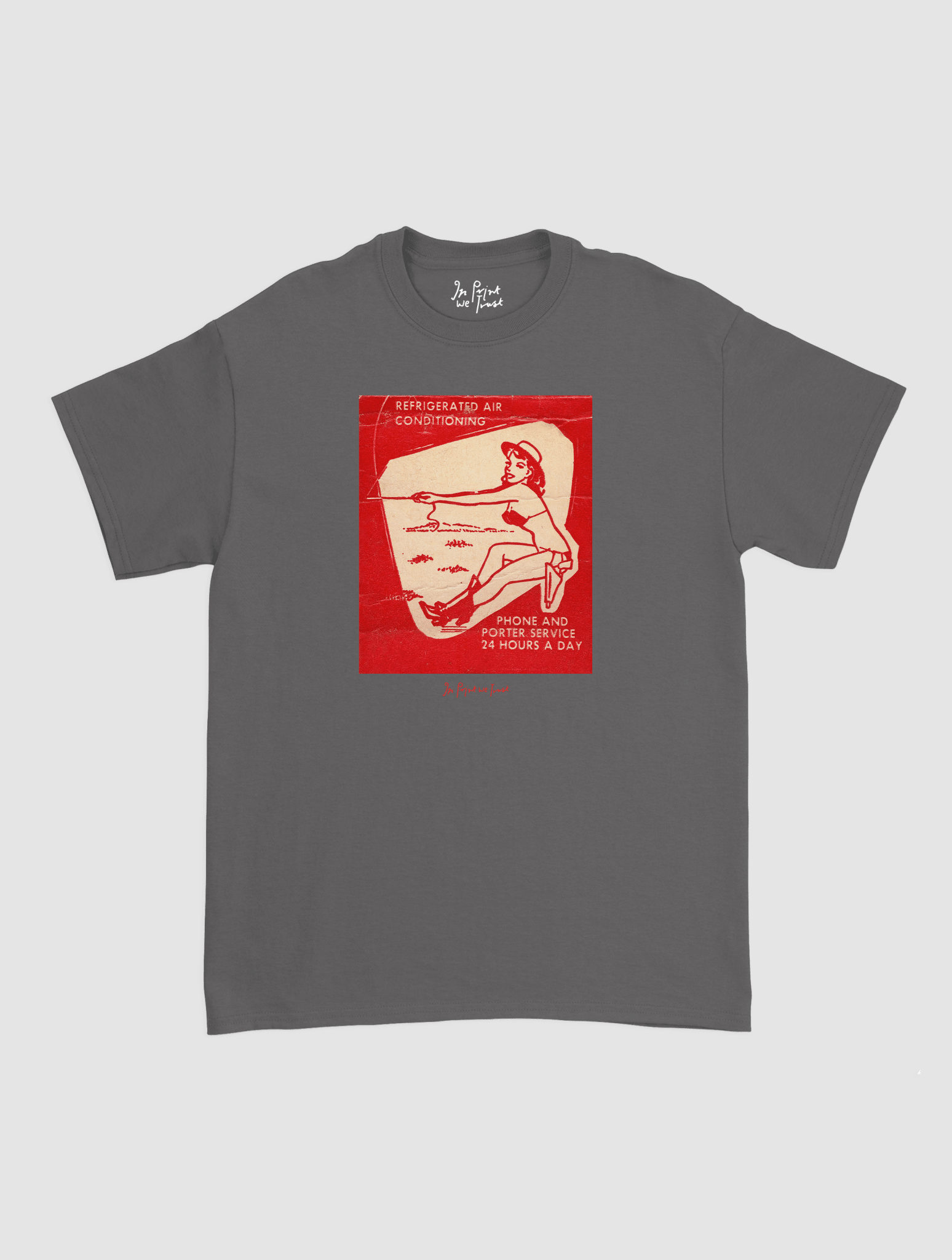 24 hours a day classic tee - In Print We Trust