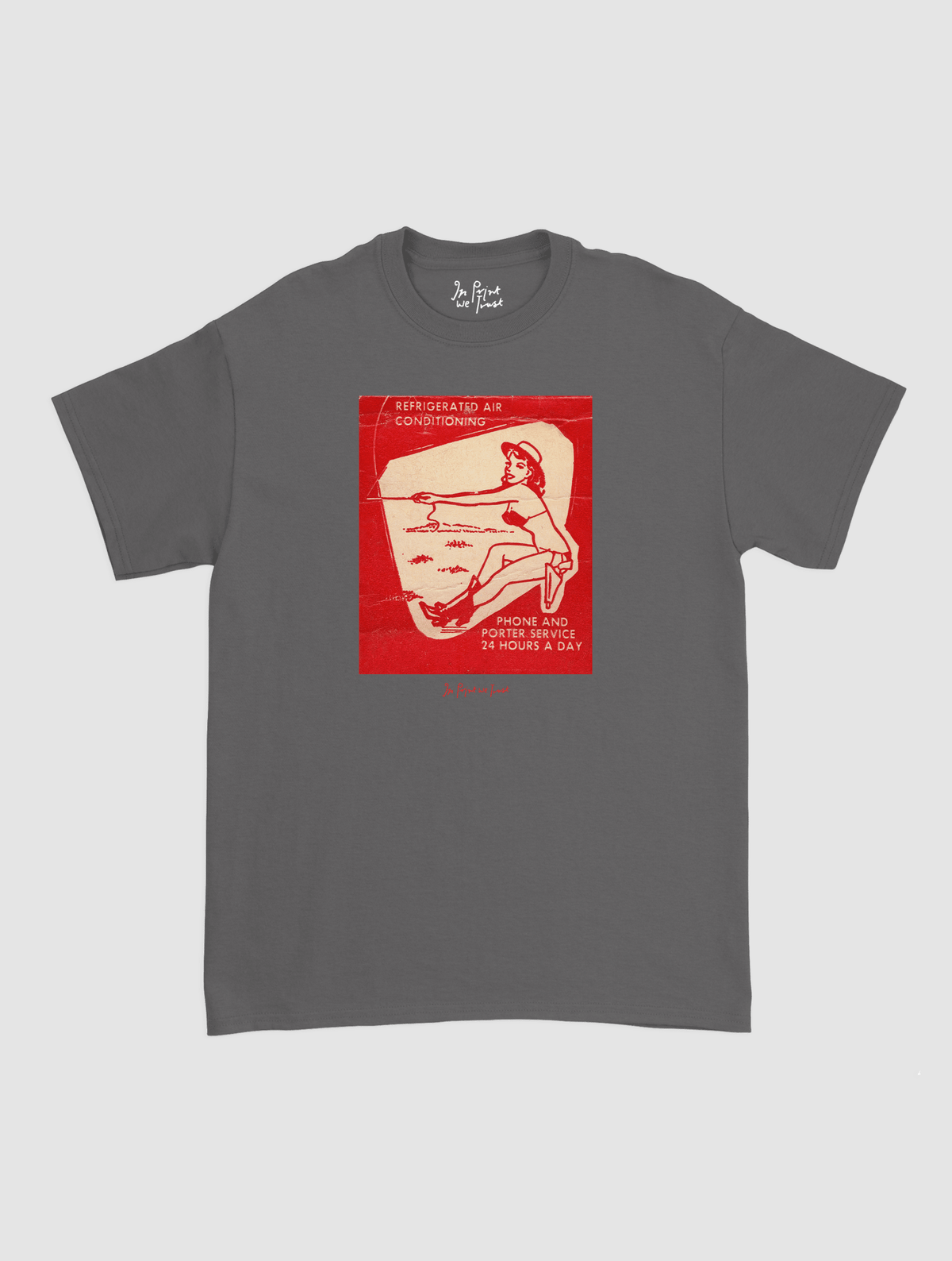 24 hours a day classic tee - In Print We Trust