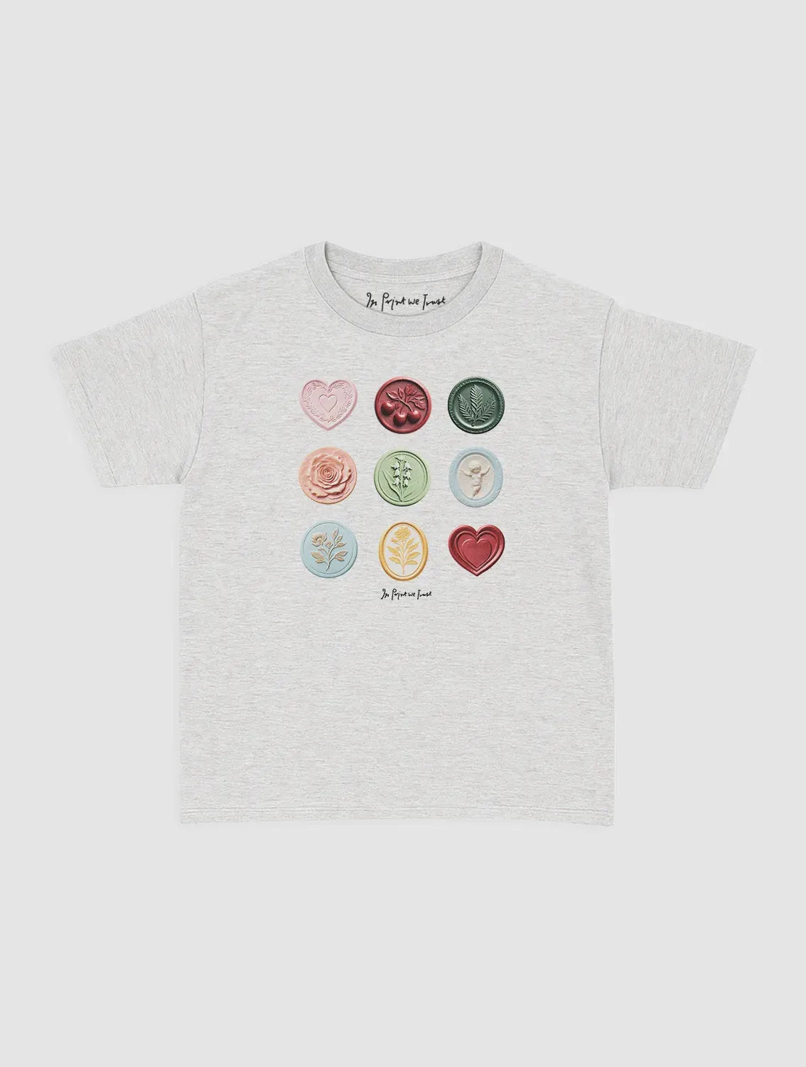 sealed with a kiss baby tee - In Print We Trust