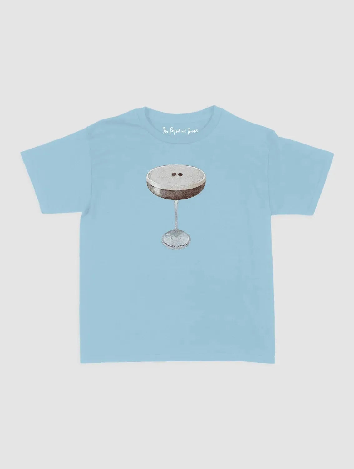 espresso martini baby tee - In Print We Trust