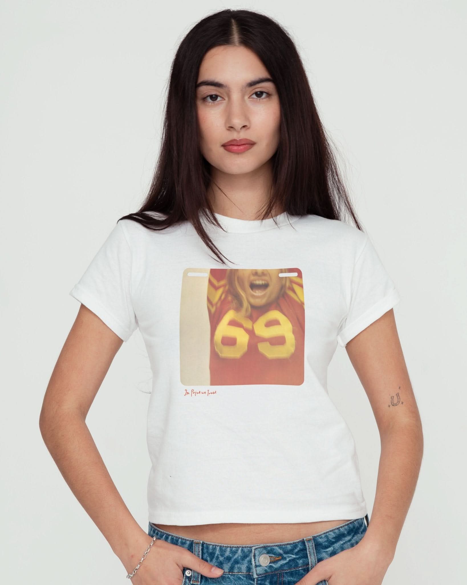 69 baby tee - In Print We Trust