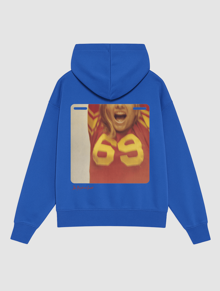 69 blue hoodie - In Print We Trust