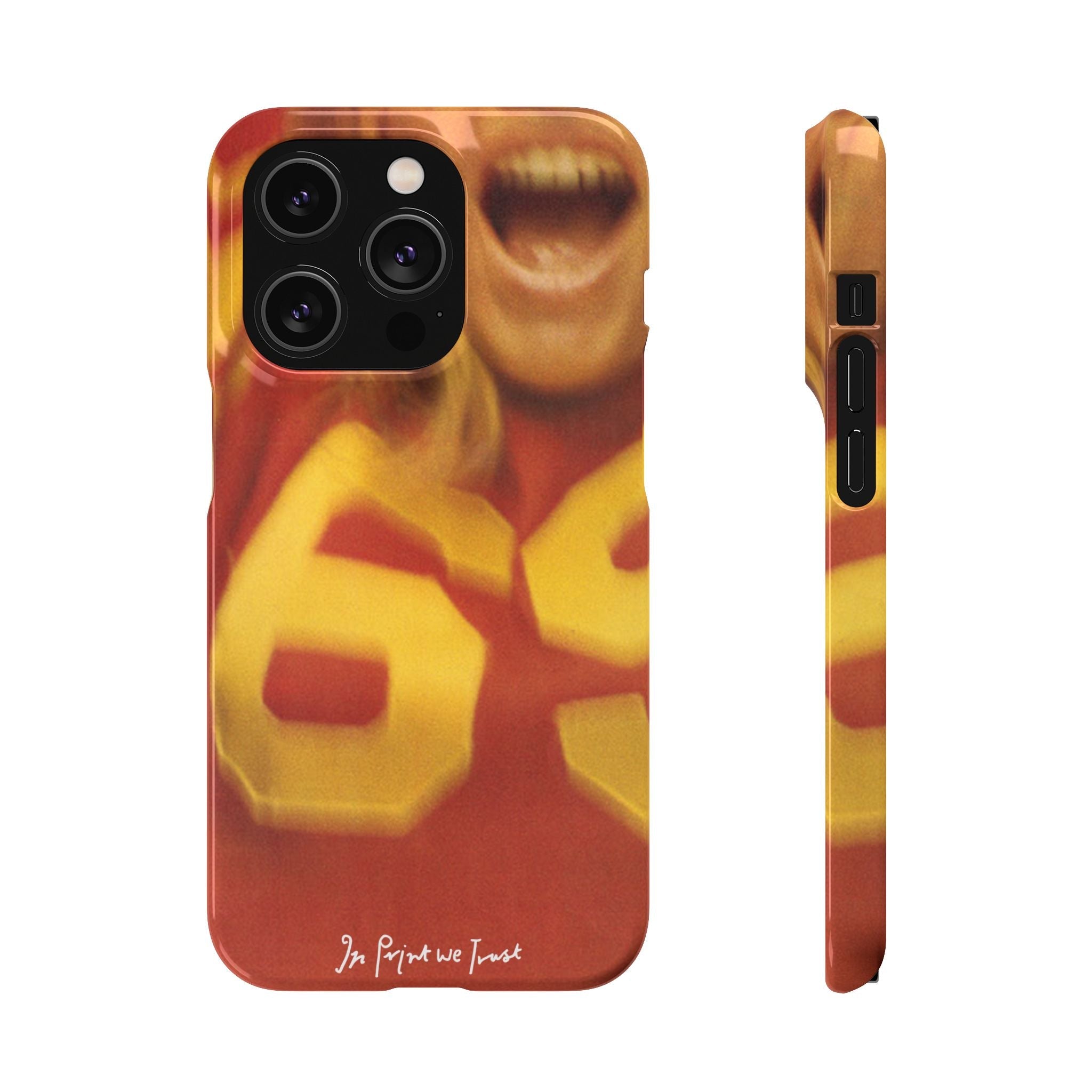 69 iPhone case - In Print We Trust