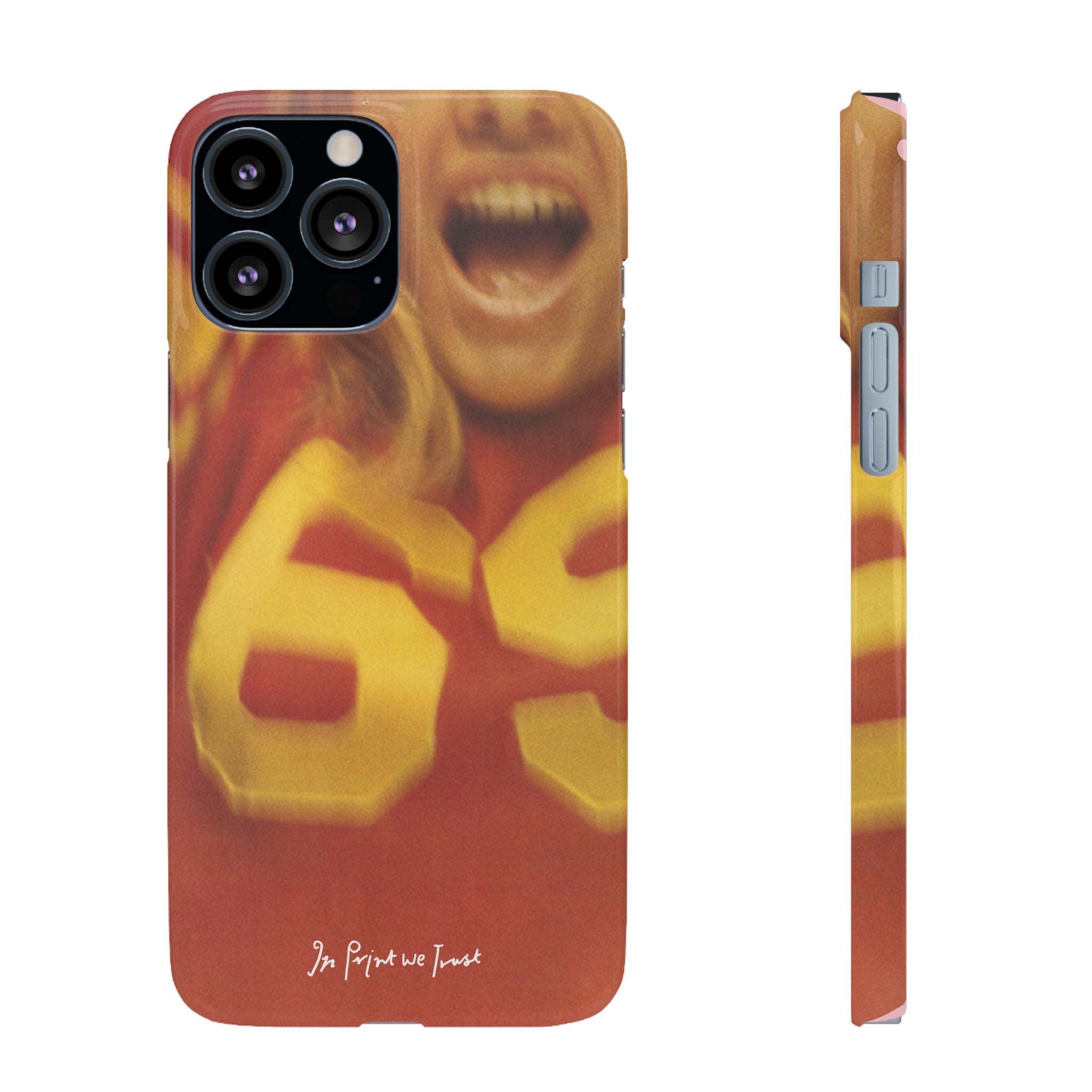 69 iPhone case - In Print We Trust