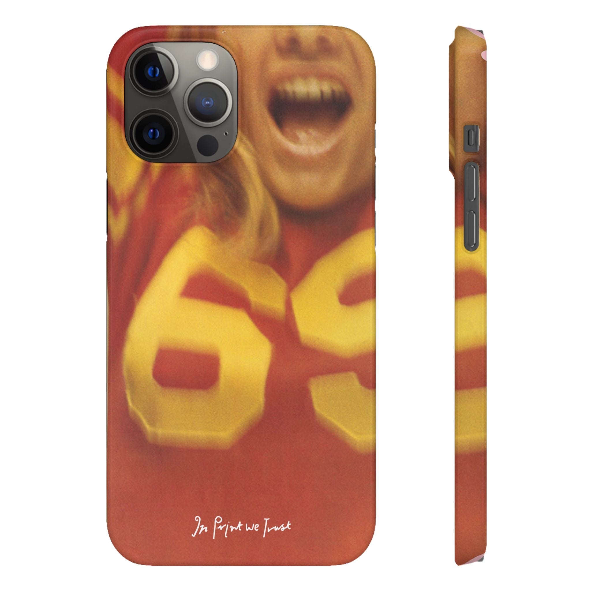 69 iPhone case - In Print We Trust