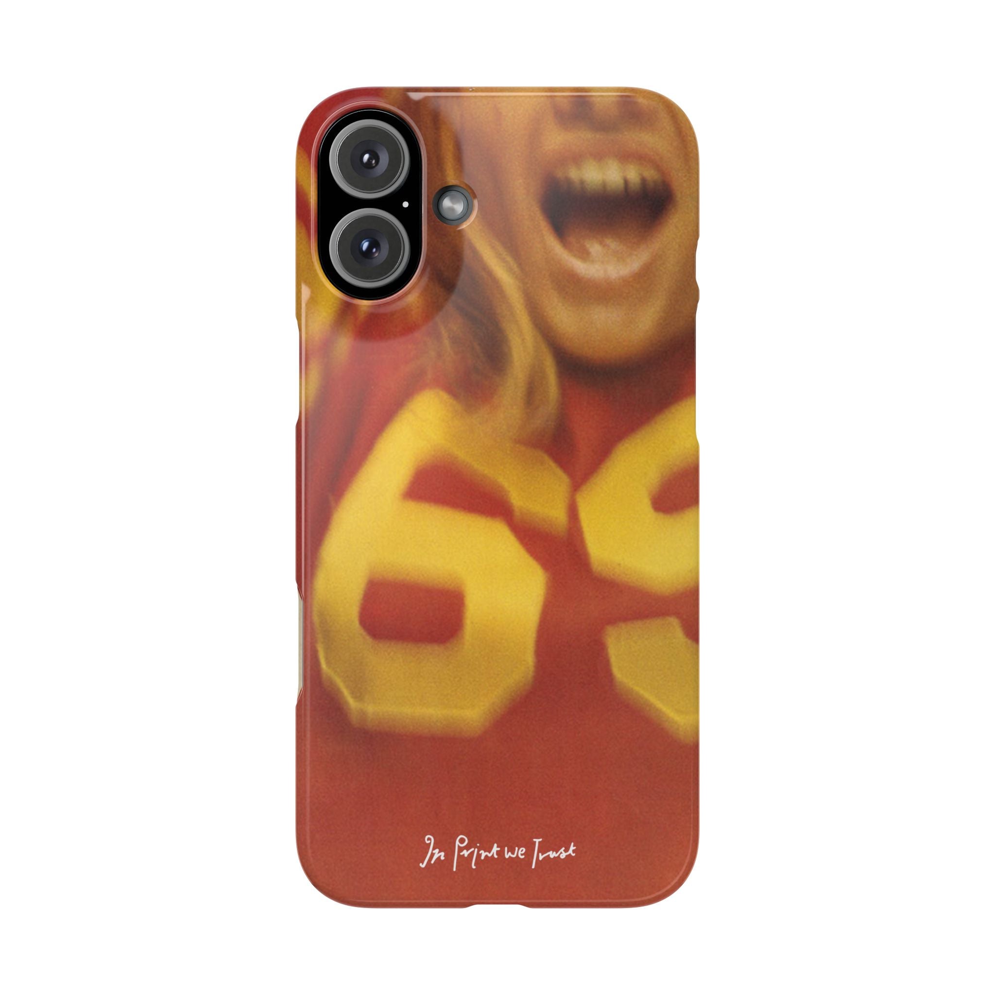 69 iPhone case - In Print We Trust