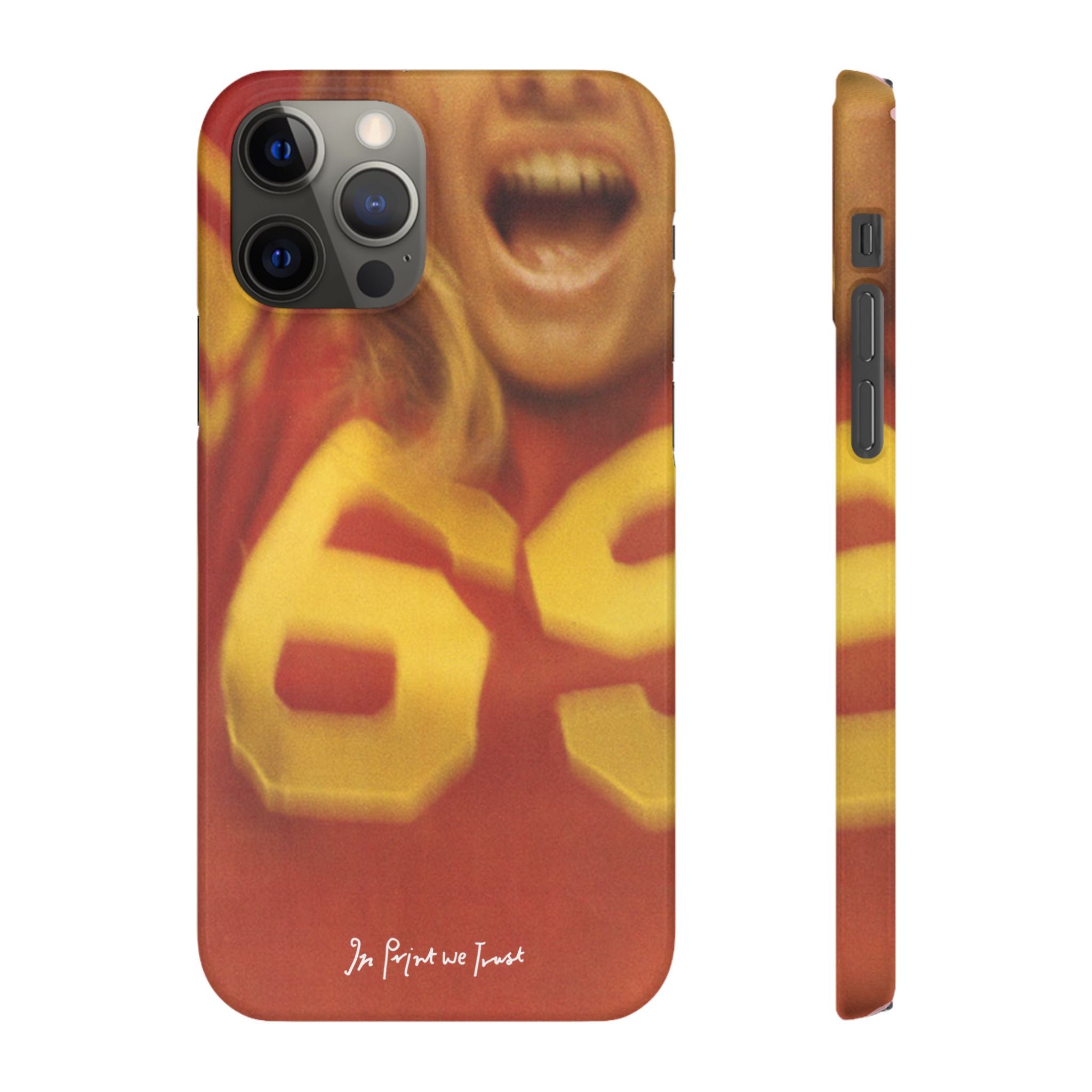 69 iPhone case - In Print We Trust